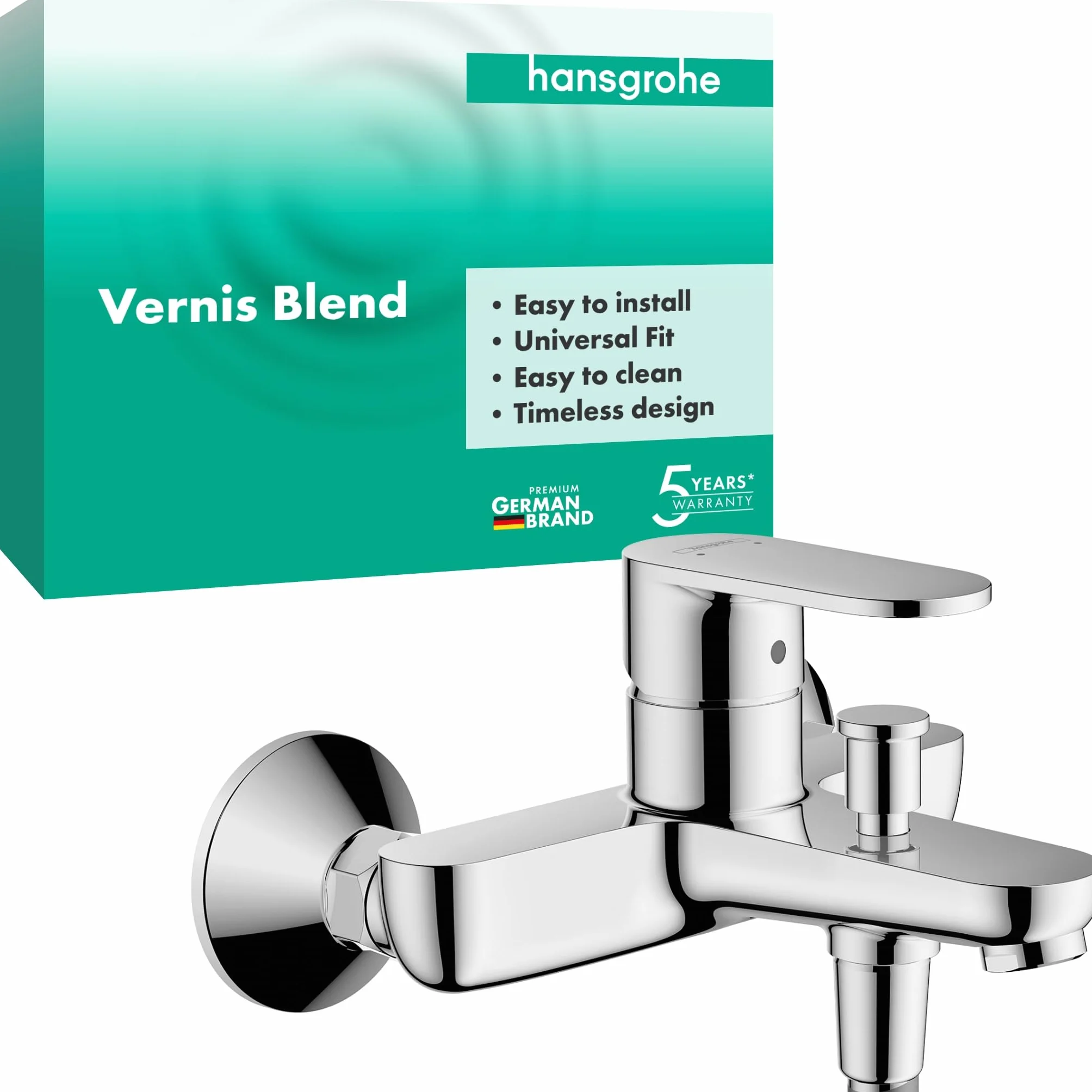 hansgrohe Vernis Blend Mezclador monomando de bañera cromo