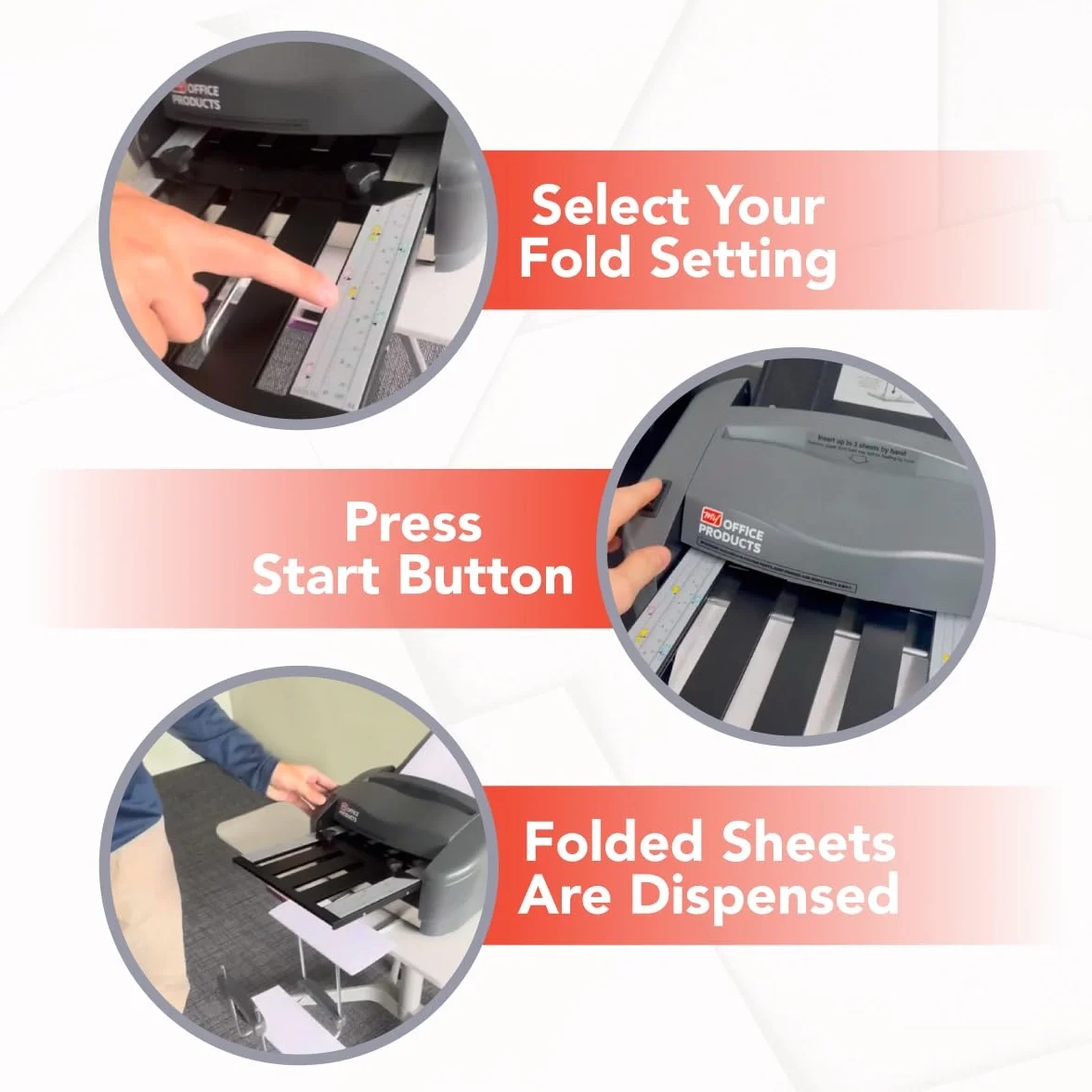 Martin Yale P7500 Plegadora de Papel Automática 4000 Hojas/hora Pliegues Carta