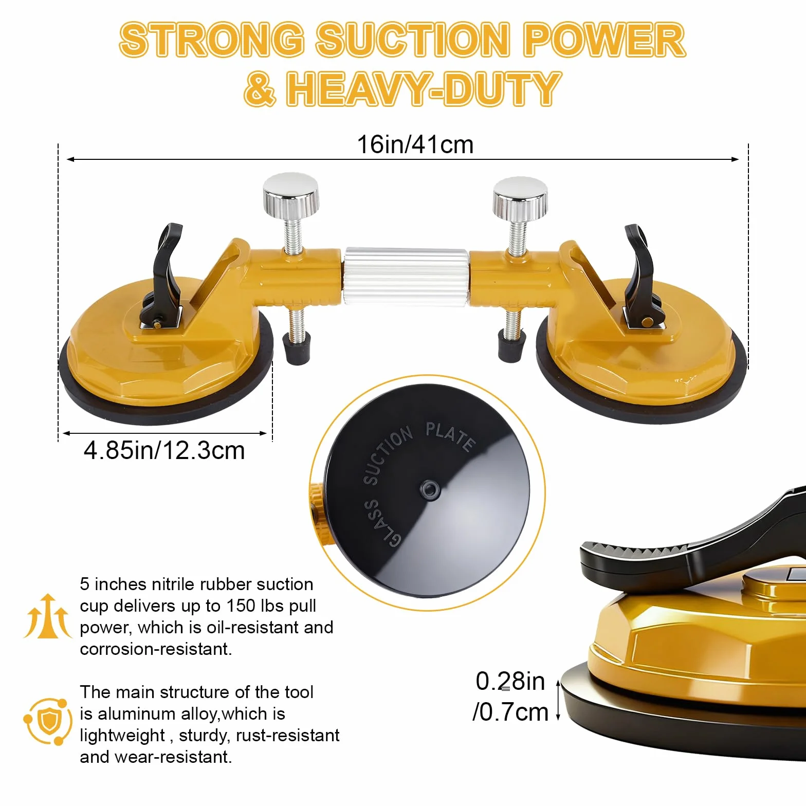 UpJiaflarish Herramientas de granito – Juego de herramientas de ventosa para azulejos – Colocador de costuras, para ajuste plano y reparación, adecuado para azulejos de granito, mármol, piedra, losa y