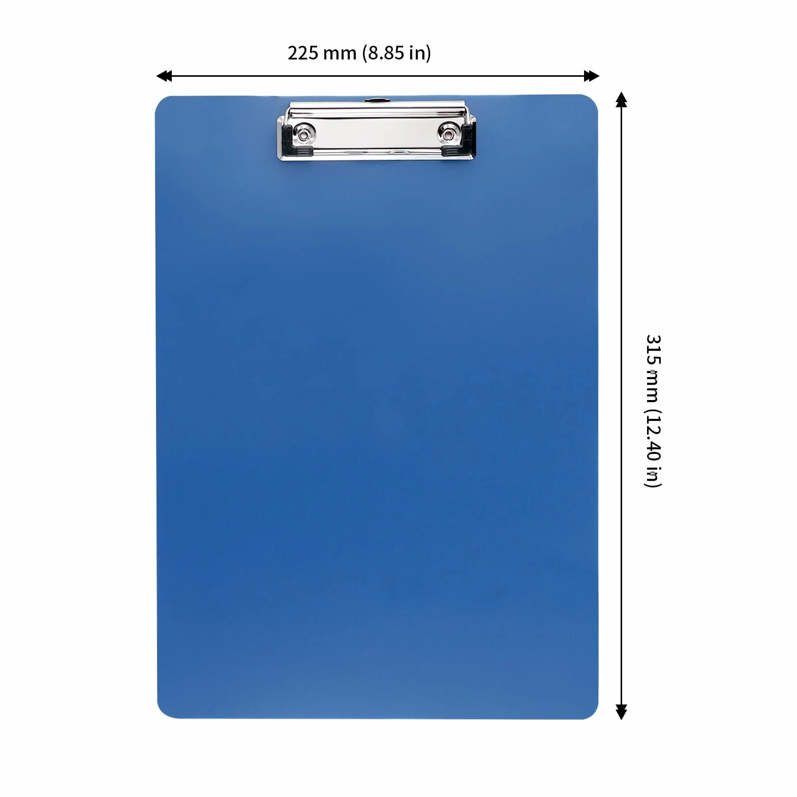 Portapapeles A4 31,5 x 22,5 cm Azul Plástico para Oficina y Escuela