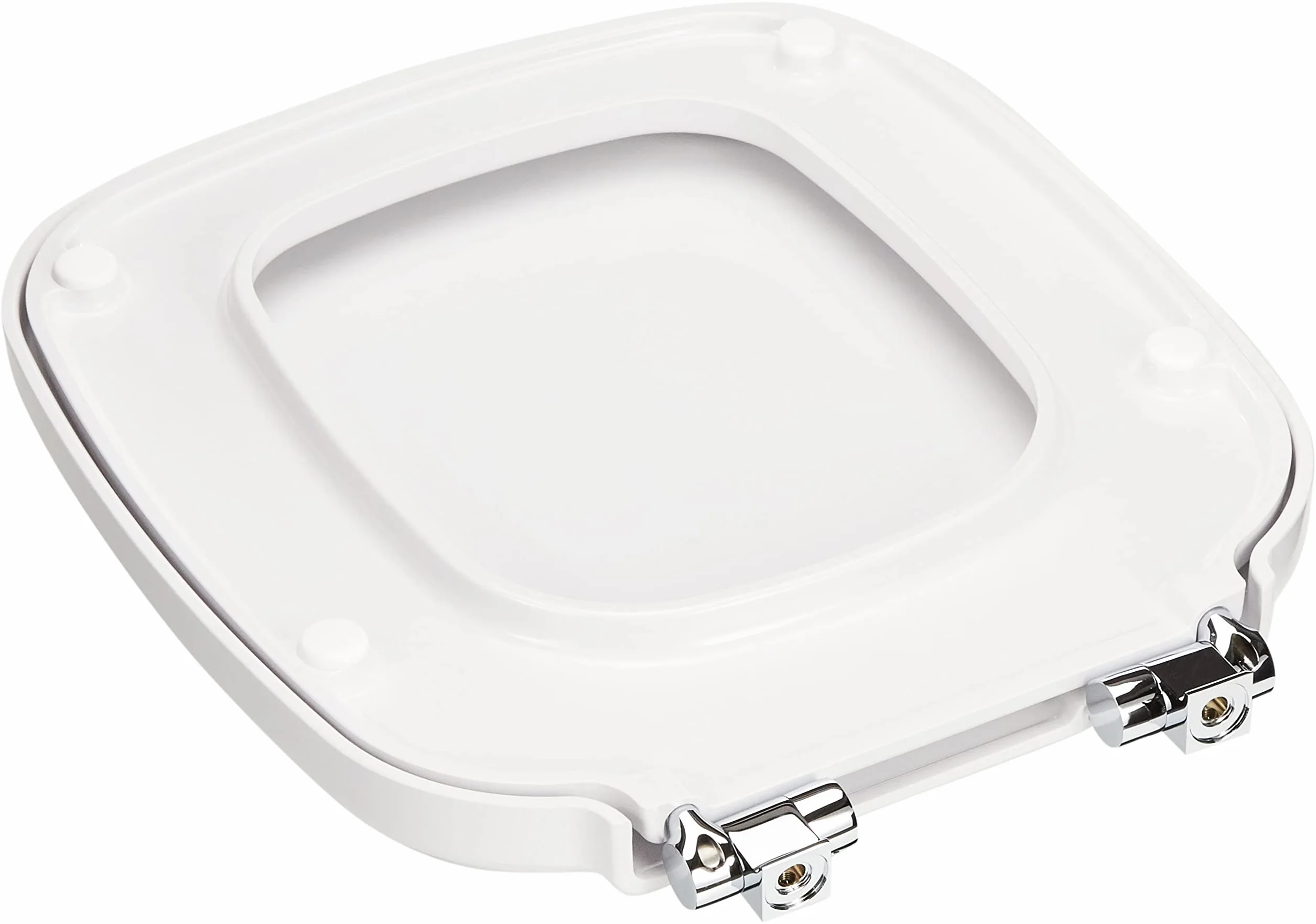 Gala Universal – Tapa y Asiento Amortiguado Inodoro - Forma Ovalada - Cierre Suave - Incluye Kit Fijación - Bisagras Acero Inoxidable - Fácil Limpieza - Color Blanco