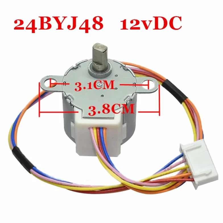 Stepper Motor 24BYJ48 DC 12V 5-Wire Air Conditioner Replacement Part
