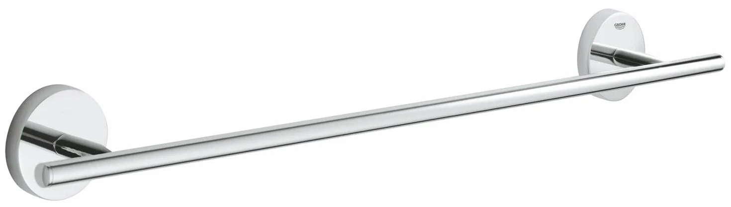 Grohe Start Cosmopolitan QuickFix - Barra de Toallas 52cm, Cromo, para Pegar (Pegamento QuickGlue A2) o atornillar, Ref. 41166000