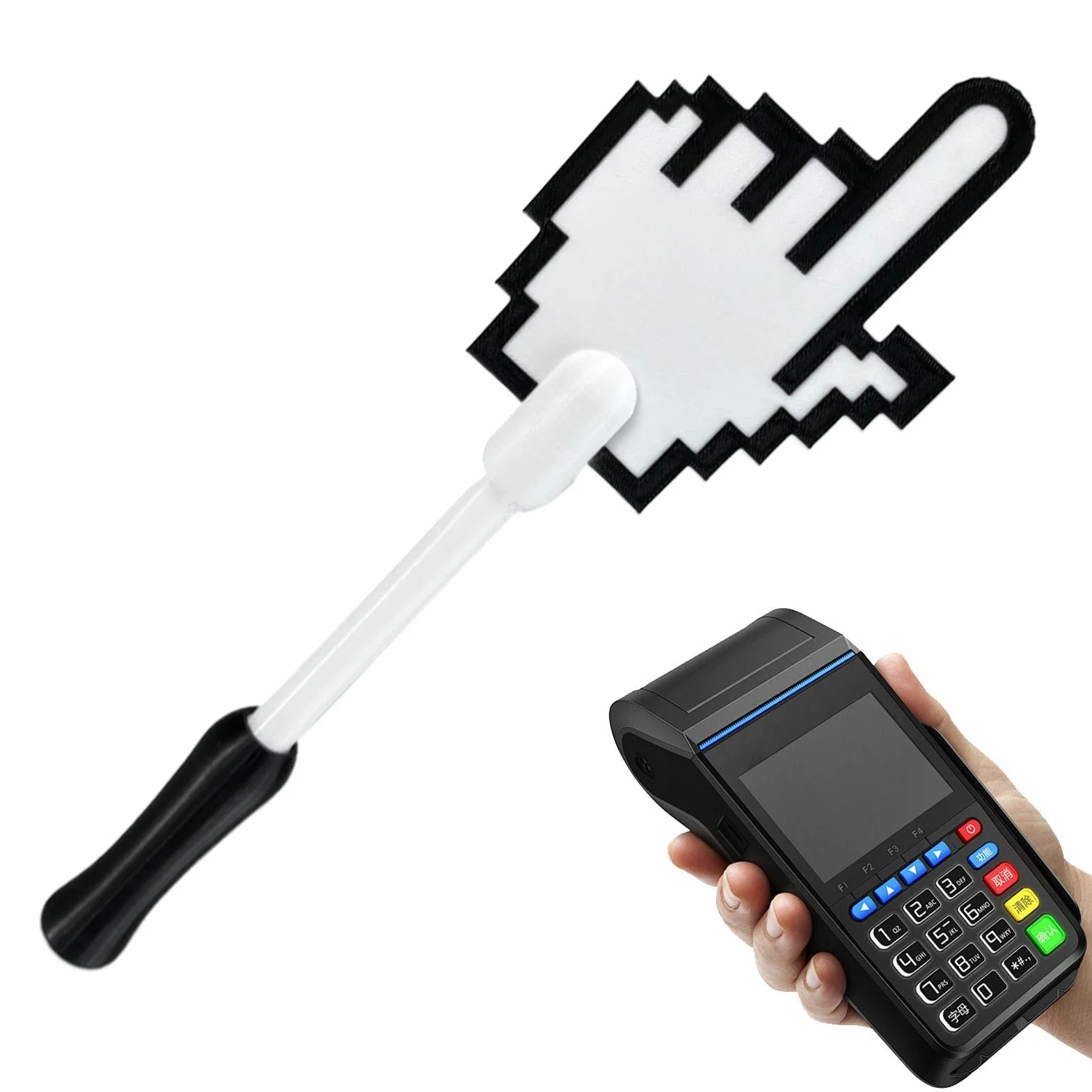 Credit Card Wand Set - Contactless Payment Tool, Tap To Pay Card Holder, 3D Printed Payment Assist Device