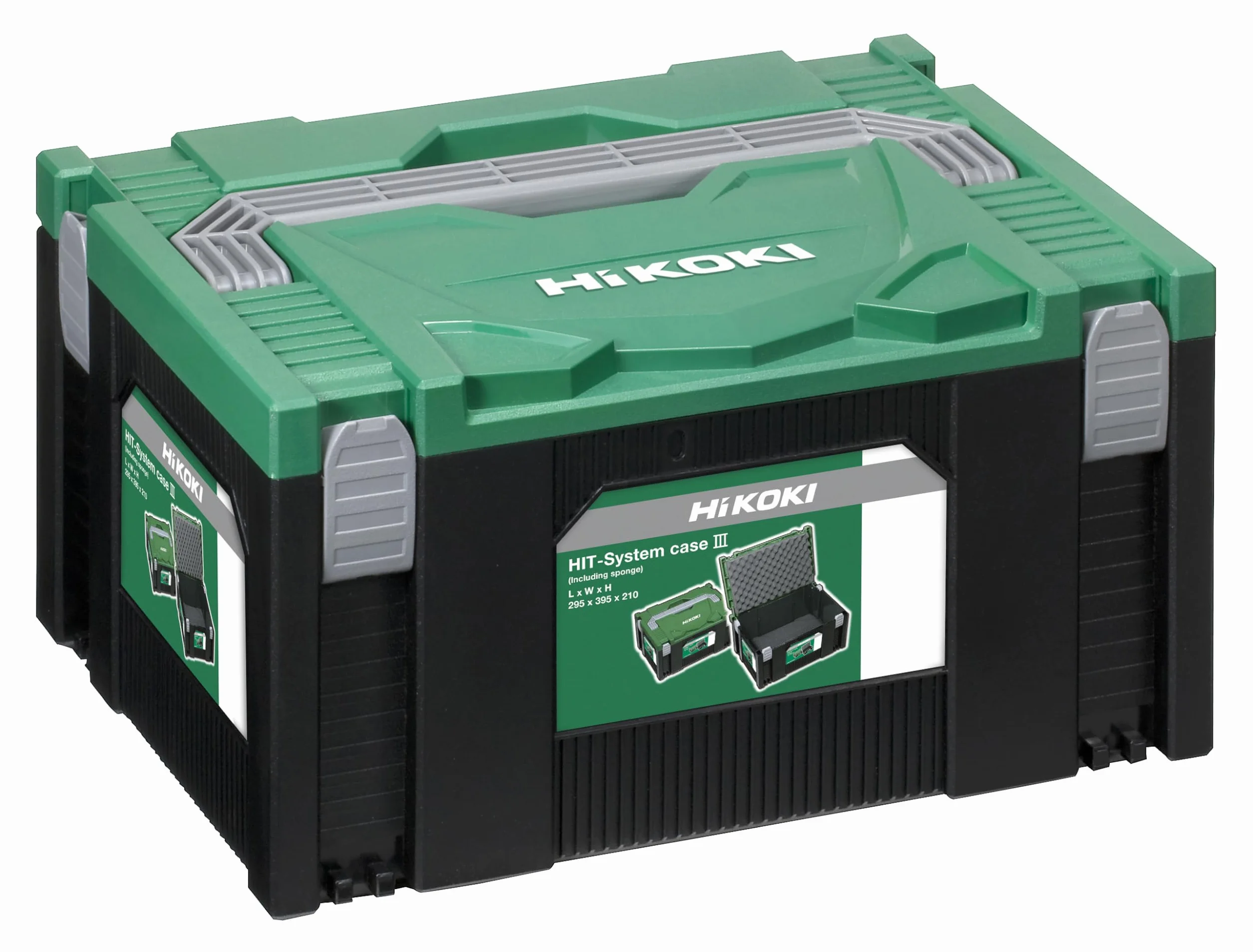 Hikoki 402540 - Tool box Negro, Verde caja de herramientas - cajas de herram