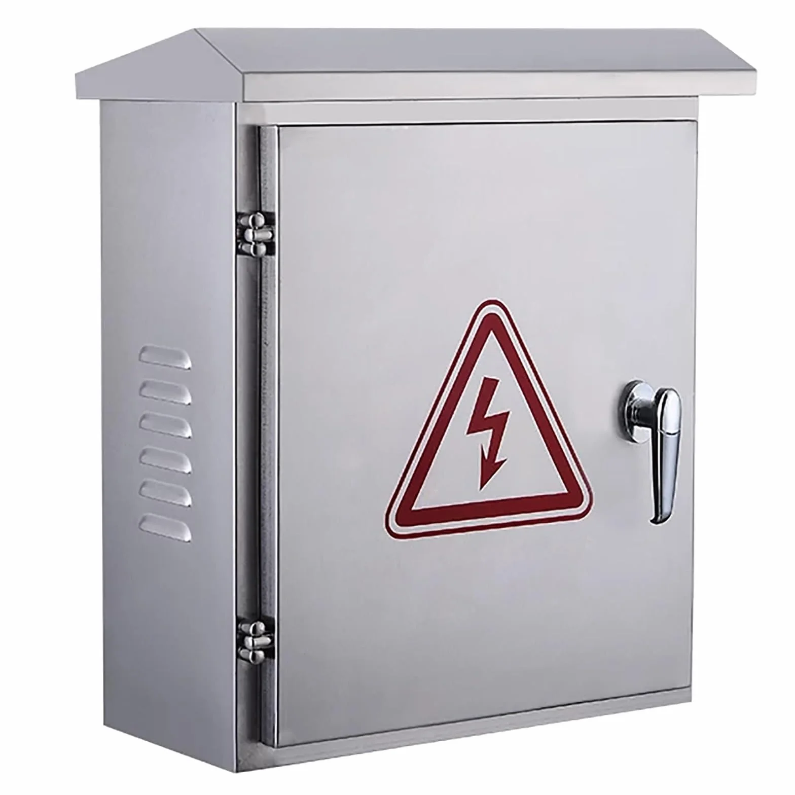 Caja Electrica, Caja Distribucion Electrica de Acero Inoxidable 304 con Tapa Protectora Contra Lluvia y Ventilación, Apta para Exteriores(60x20x80CM/24x8x31IN)