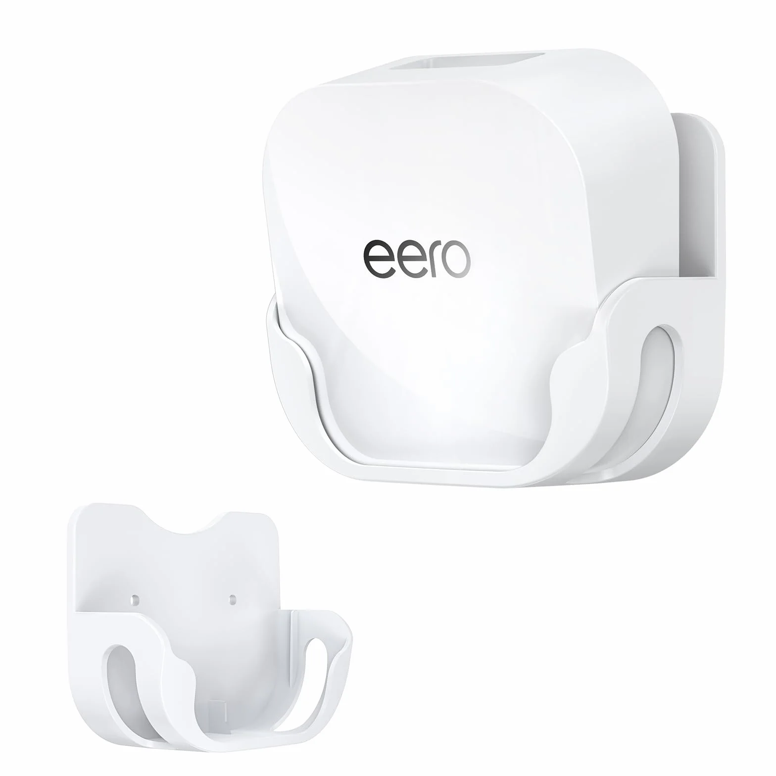 XLTTYWL eero 7 Kit de montaje en pared optimiza el espacio y los accesorios de gestión de cables, compatible con Extender de malla de doble banda Wi-Fi 7