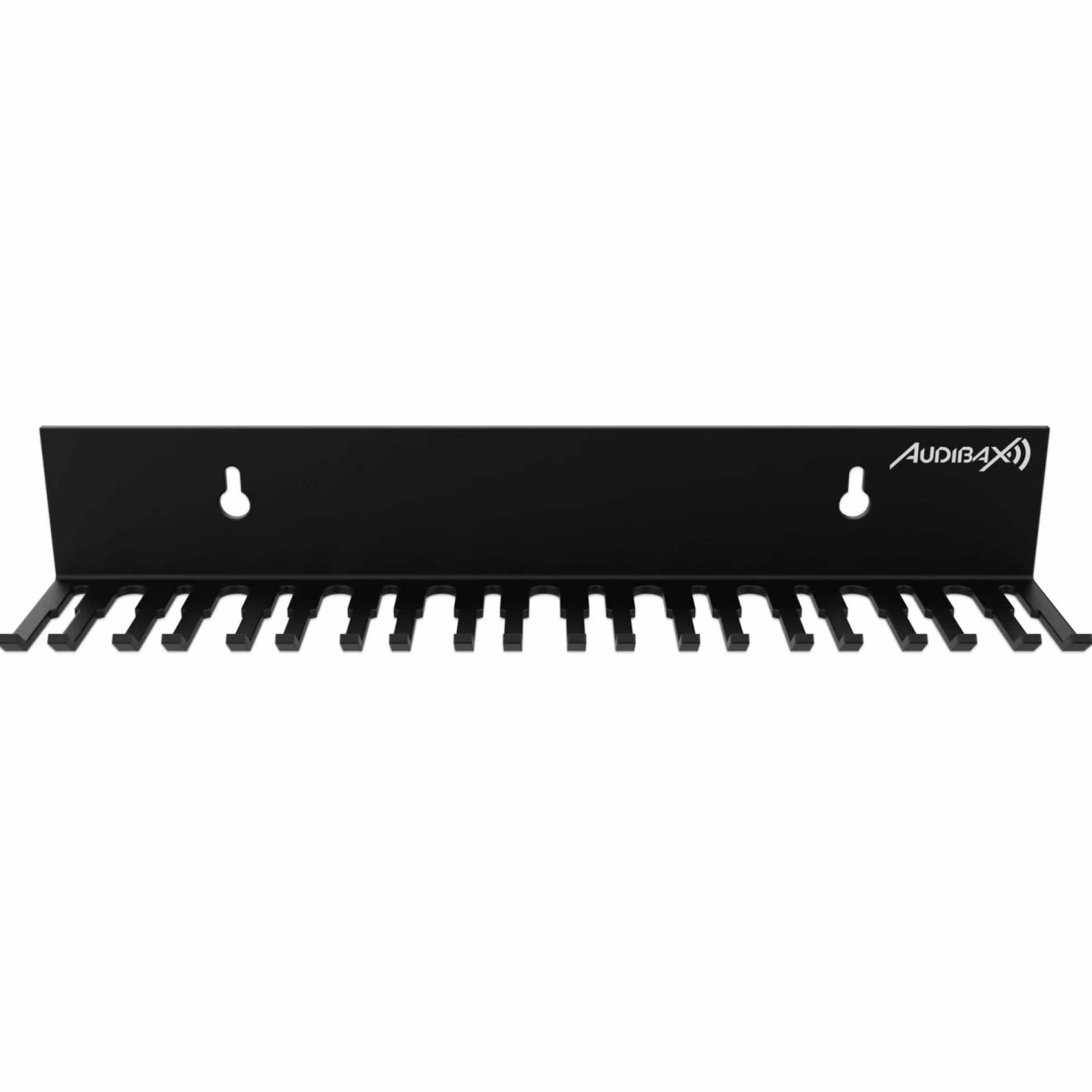 Audibax CWS 10 Soporte de Pared para Cables 19 Huecos 4-11mm