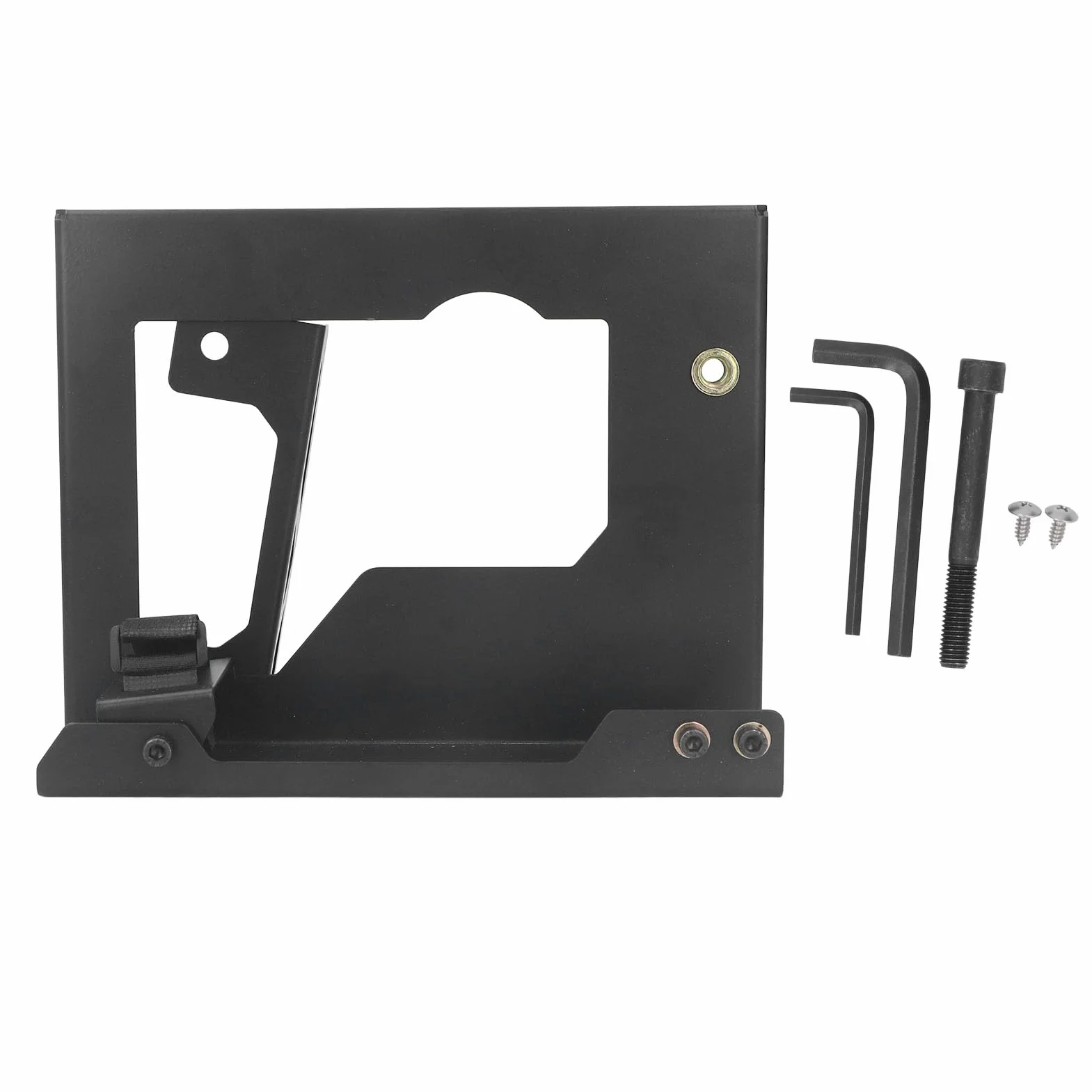 Generic Soporte para Cepilladora Precisa Soporte Abatible Portátil Estable para Cepilladora Eléctrica Dongcheng de 82 Mm, Modo de Trabajo Conveniente para Carpinteros, Acero de Aleación, Herramienta