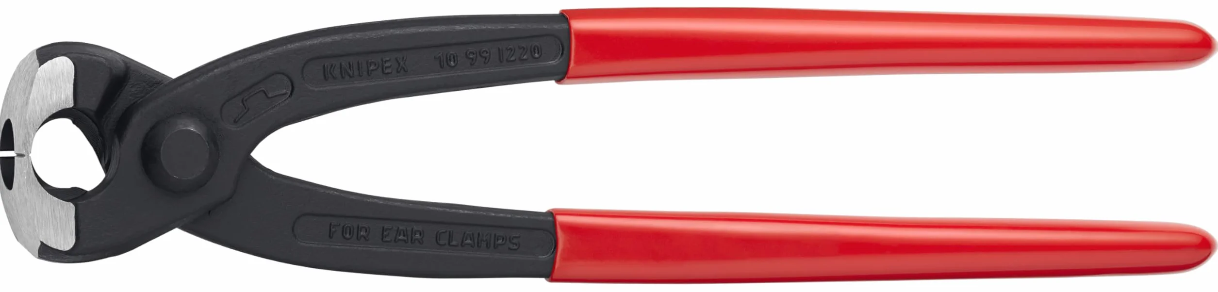 KNIPEX - 10 99 i220 Tools - Alicates de abrazadera de oreja, mandíbulas delanteras y laterales (1099i220), rojo
