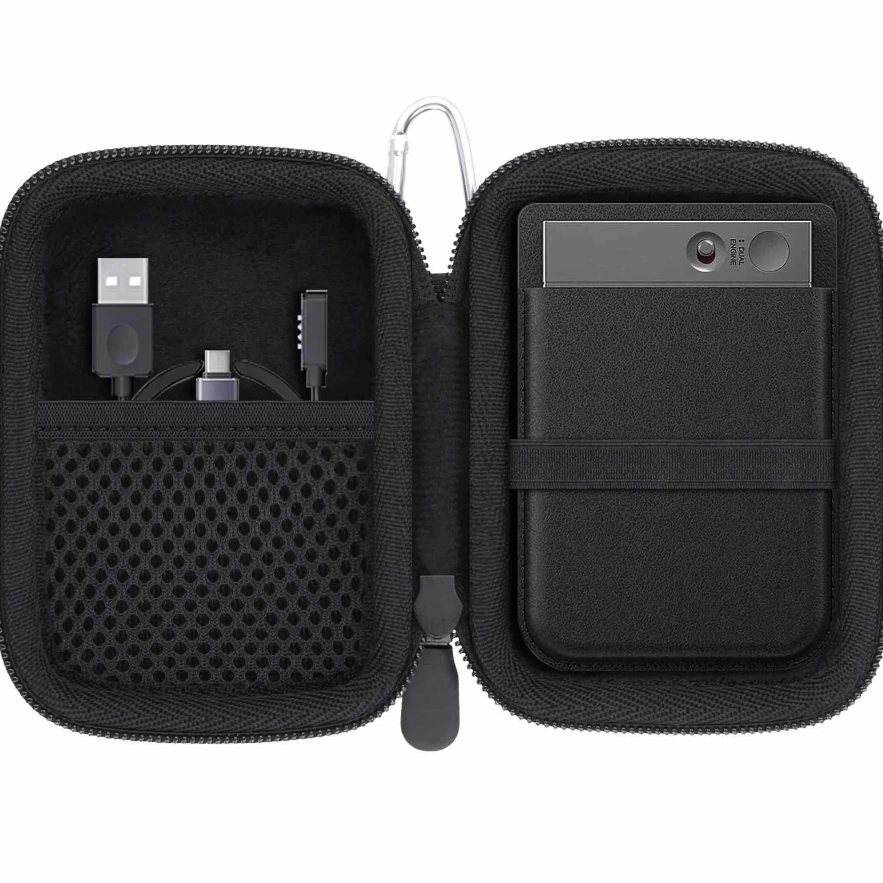 Funda Compatible con PLAUD Note Pro/Note AI, Estuche Protector Portátil con Clip Mosquetón