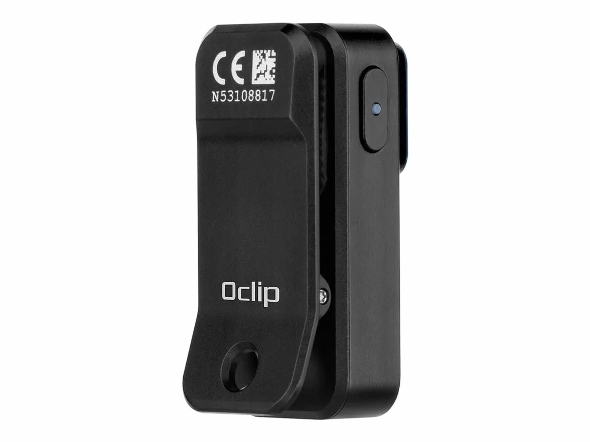 OLIGHT Oclip Linterna ángulo Recto Bicicleta, 300 LM, Luz Blanca y roja (Negra)