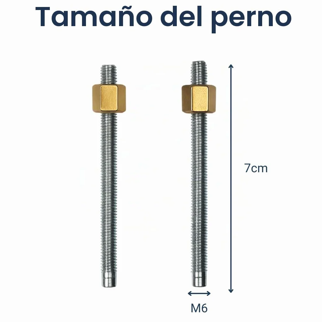 Kit de fijación para monobloque monomando para lavabo o fregadero