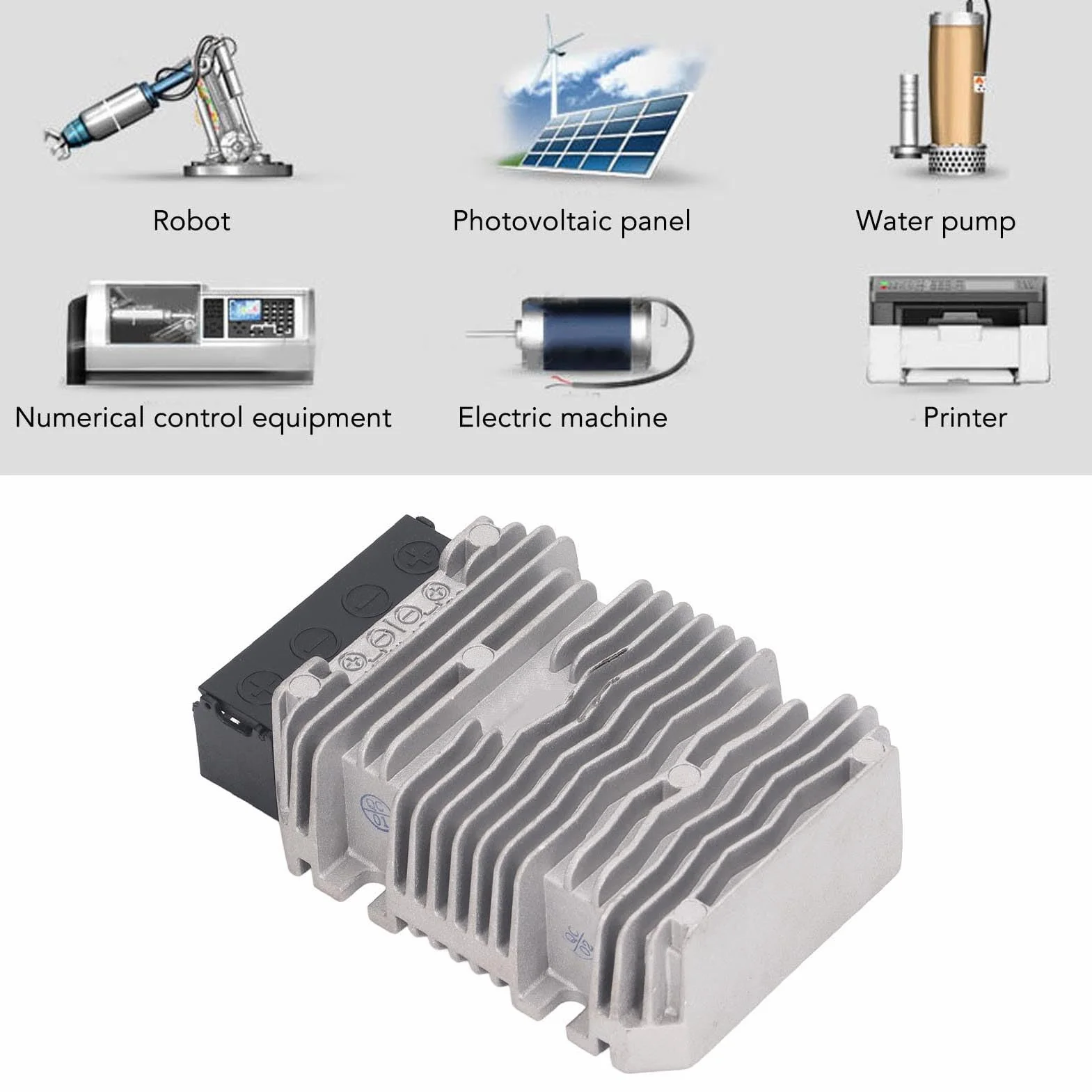 Generic Módulo Reductor Compacto a Prueba de Agua IP67, Disipación de Calor Rápida, Transformador de Voltaje de CC a CC de 720W para Equipos Eléctricos