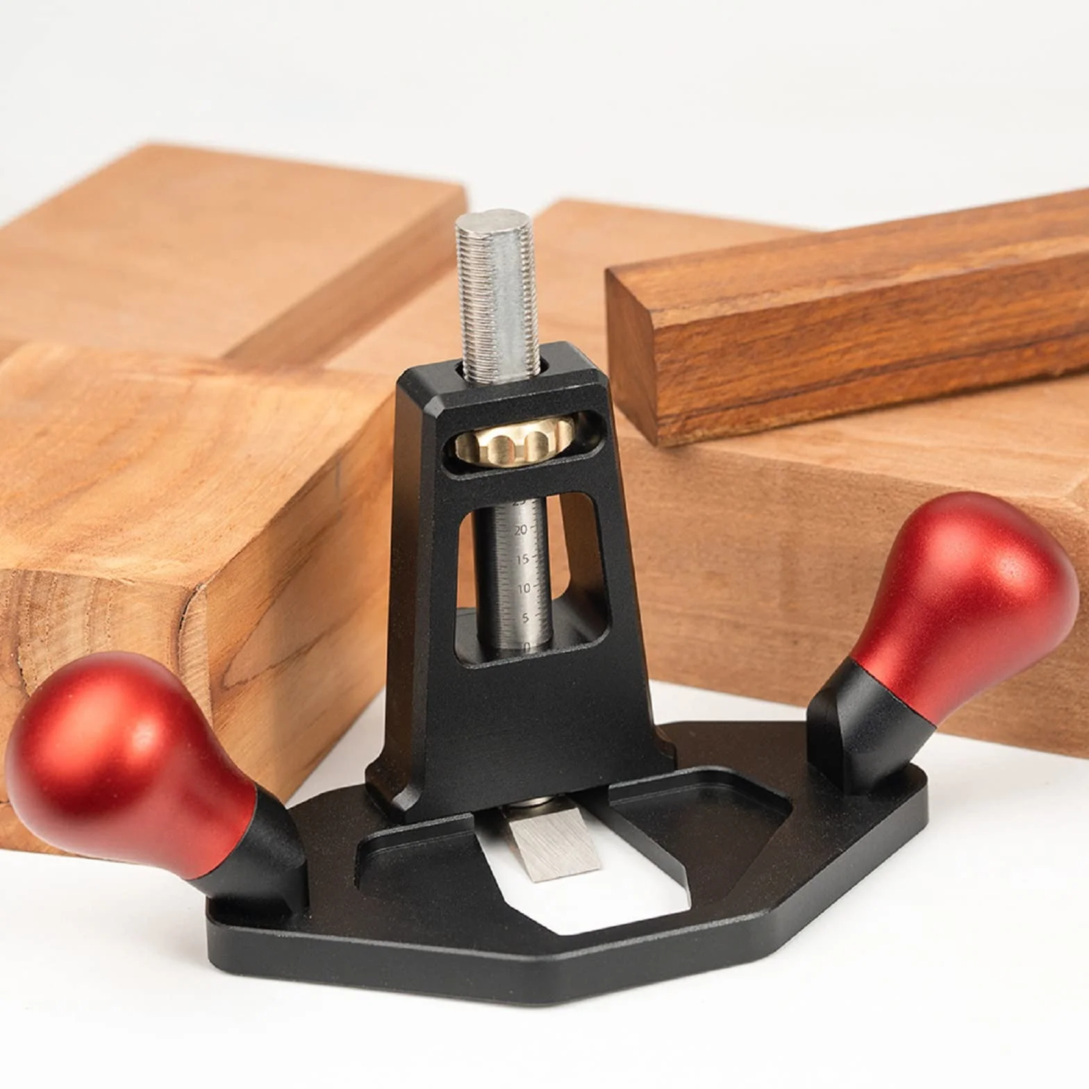 Enrutador de Mano, Enrutador Avión Enrutador Herramienta Carpintería Enrutador Mano Plano de Mano Portátil con Acero Inoxidable de para Madera Profundidad Ajustable