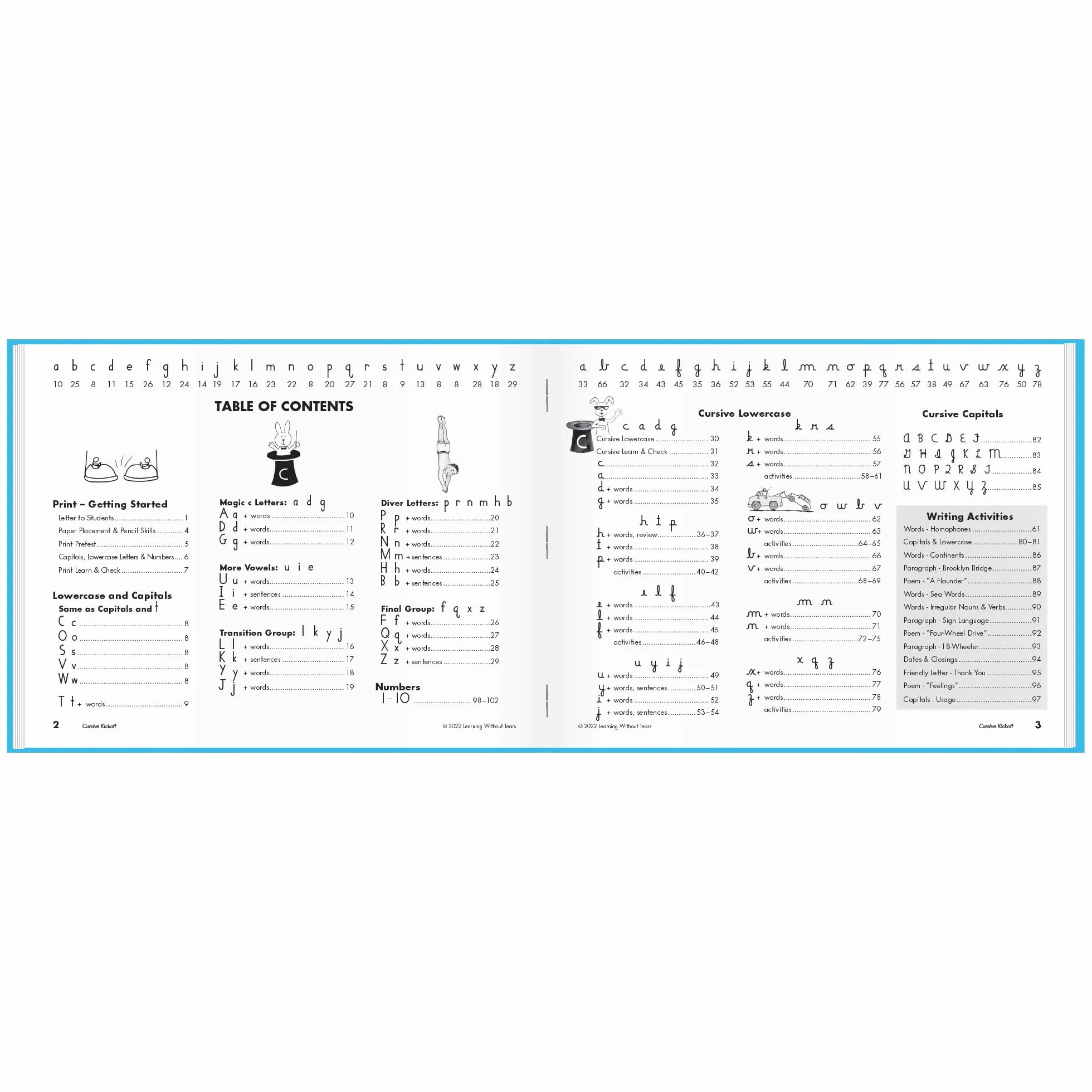 Learning Without Tears Cursive Handwriting Workbook Grade 2 Student Edition