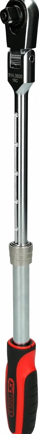KS Tools 914.3820 3/8" SlimPOWER Carraca telescópica 380 - 500 mm