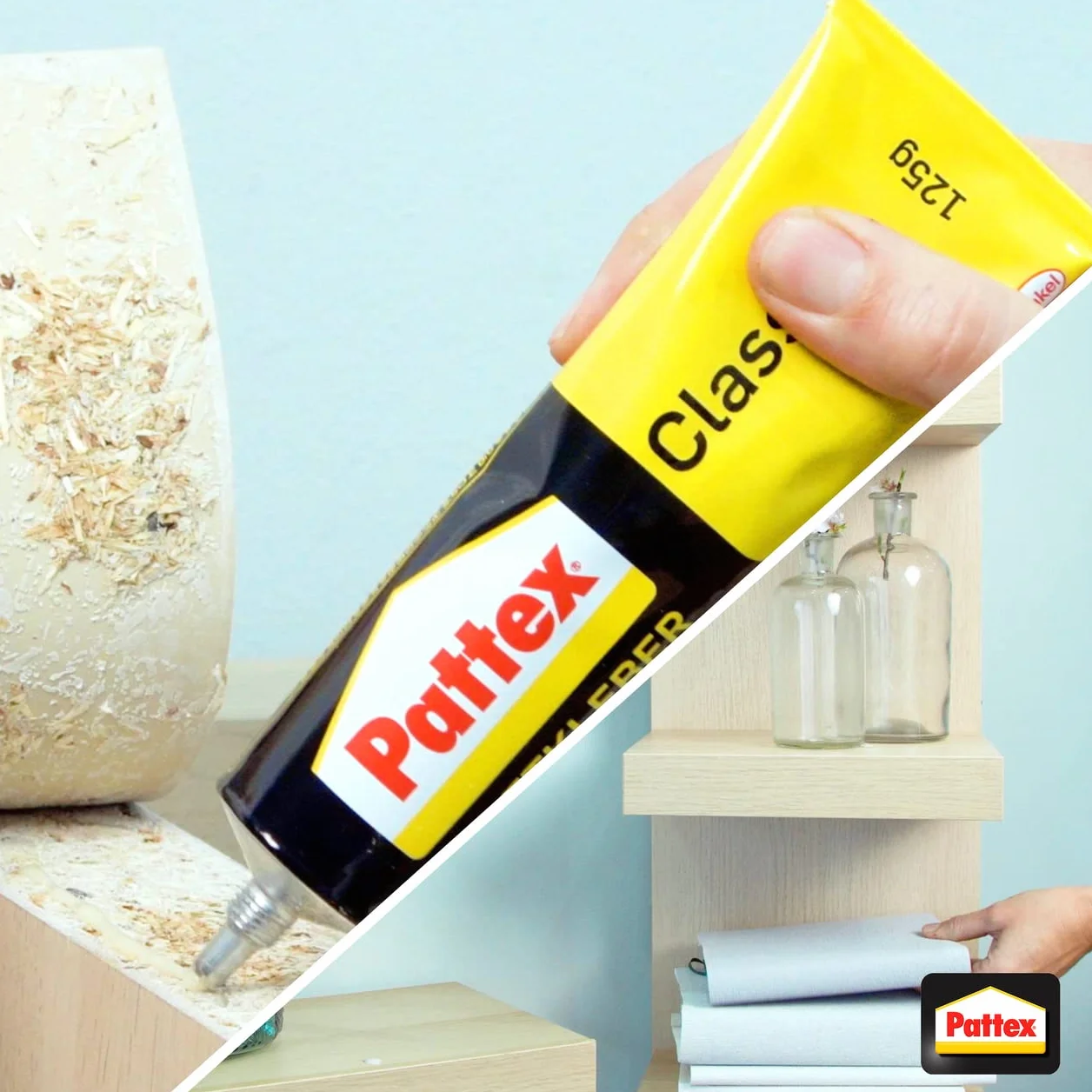 Pattex Cola De Contacto Dispenser 125 gr, Multimaterial y Encolado Flexible, instantáneo