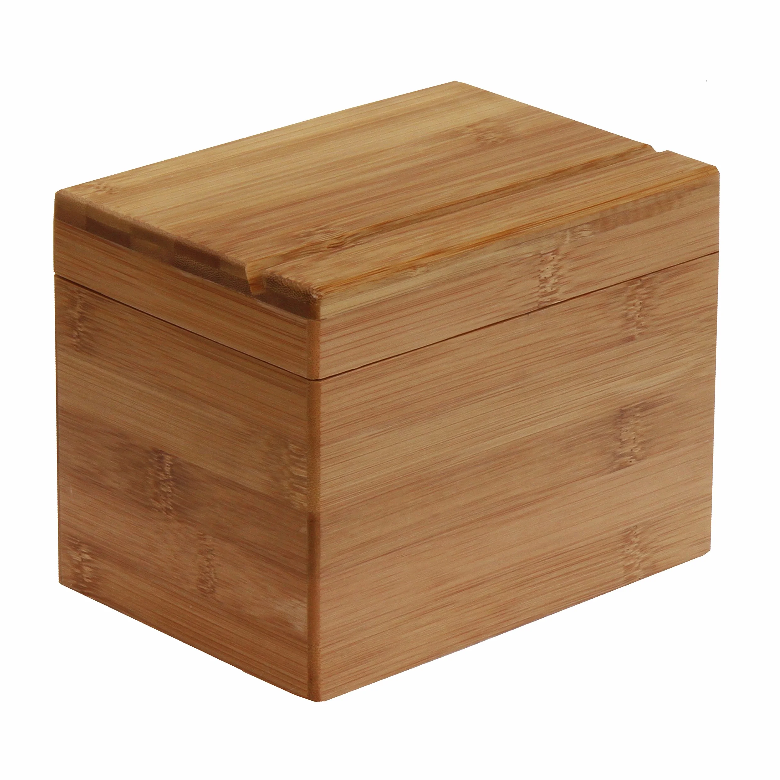 Oceanstar - Caja de bambú para Recetas con Divisor, Natural de Oceanstar
