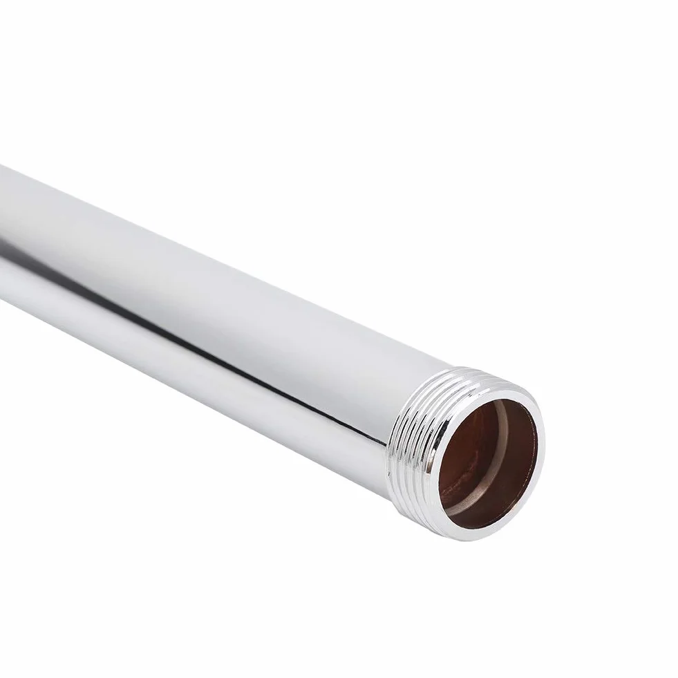Tubo de ducha, tubo de extensión de ducha de rosca interna de 3/4 de pulgada y resistente al desgaste para soporte de ducha de baño