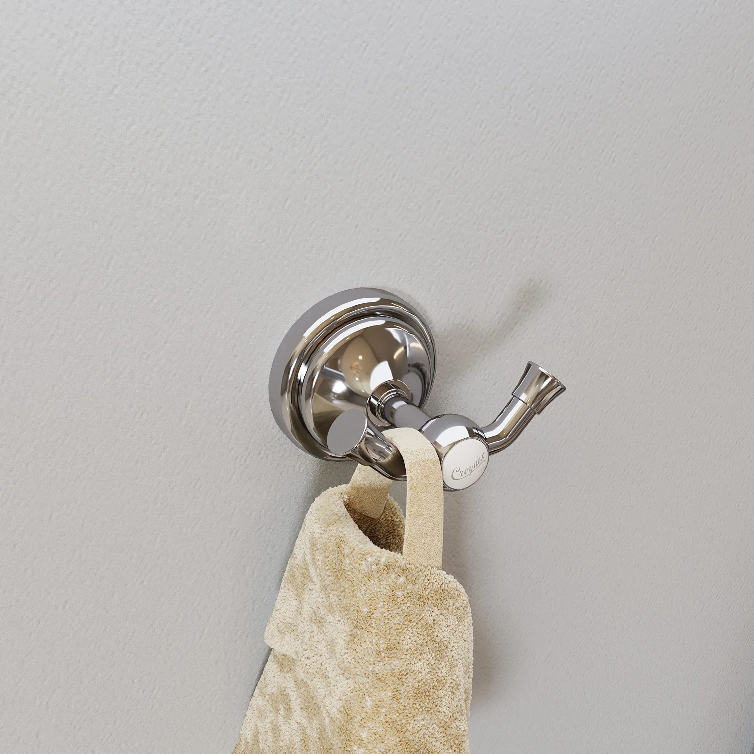 Croydex Flexi-Fix 1919 – Colgador de Pared, Color Cromado