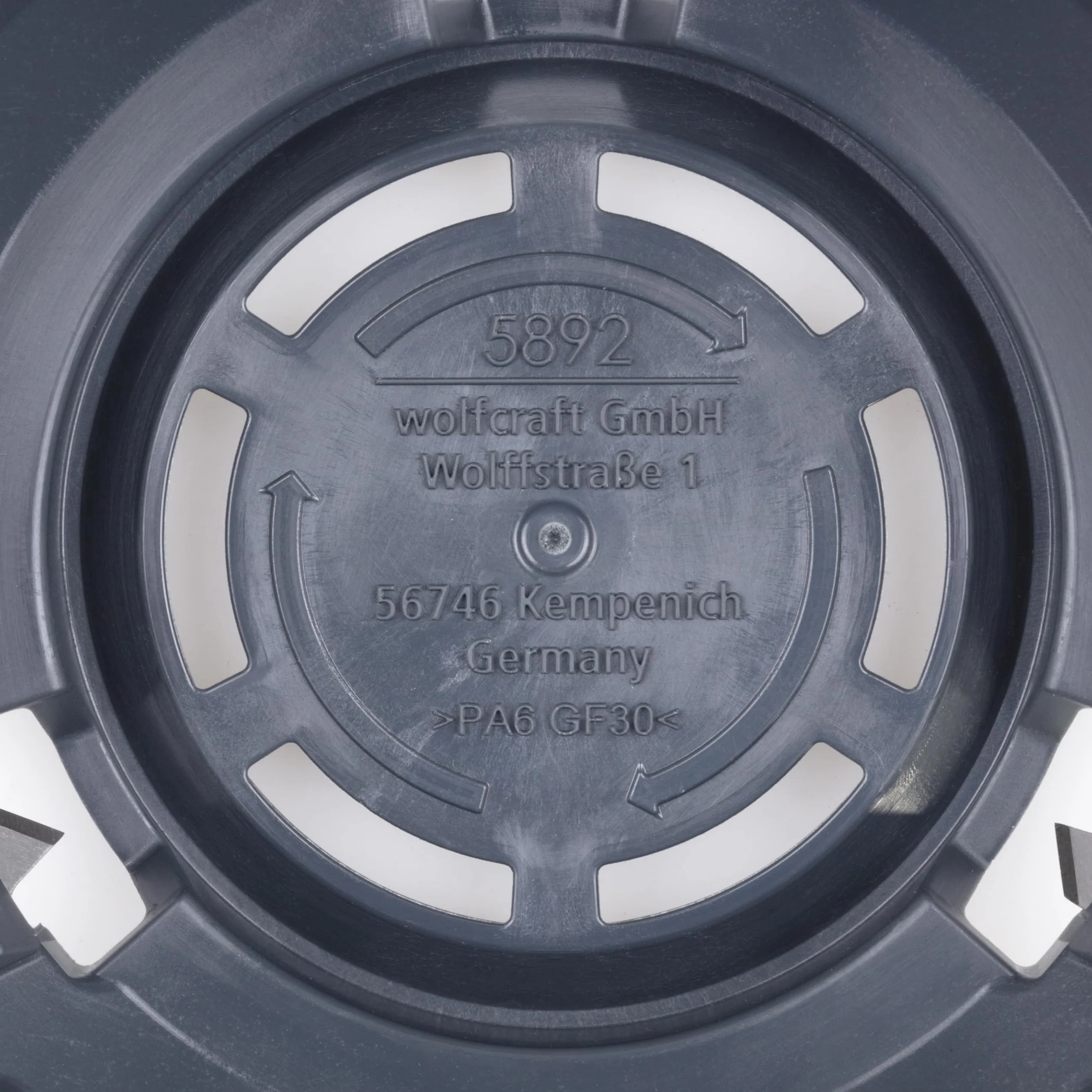 wolfcraft Avellanador de canto para placa de yeso, Ø 68 mm I 5892000 I Para la instalación a ras de cajas de enchufe para placa de yeso I Acabado perfecto sin rebordes en cada agujero