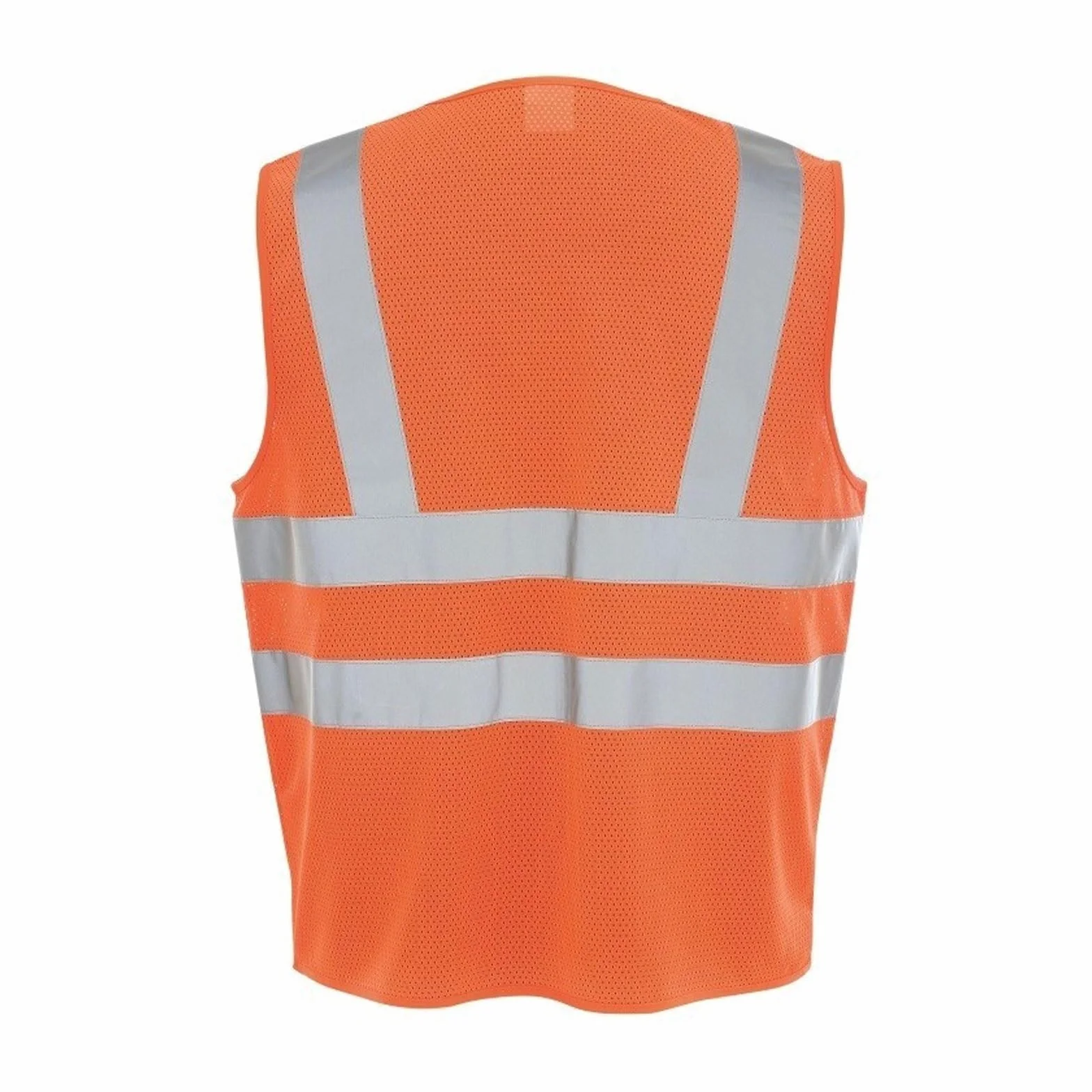 esmen Chaleco reflectante de seguridad de alta visibilidad for hombres y mujeres, chaleco de trabajo con bolsillo frontal con cremallera, ropa reflectante industrial.