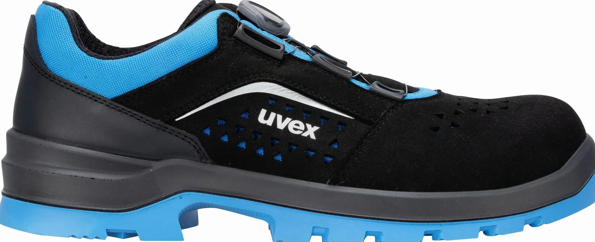 Uvex 2 Xenova 9553241 2 xenova® 9553241 ESD Sandalias de Seguridad S1P (UE): 41 Negro, Azul, 1 par, duraderas y resistentesHombre