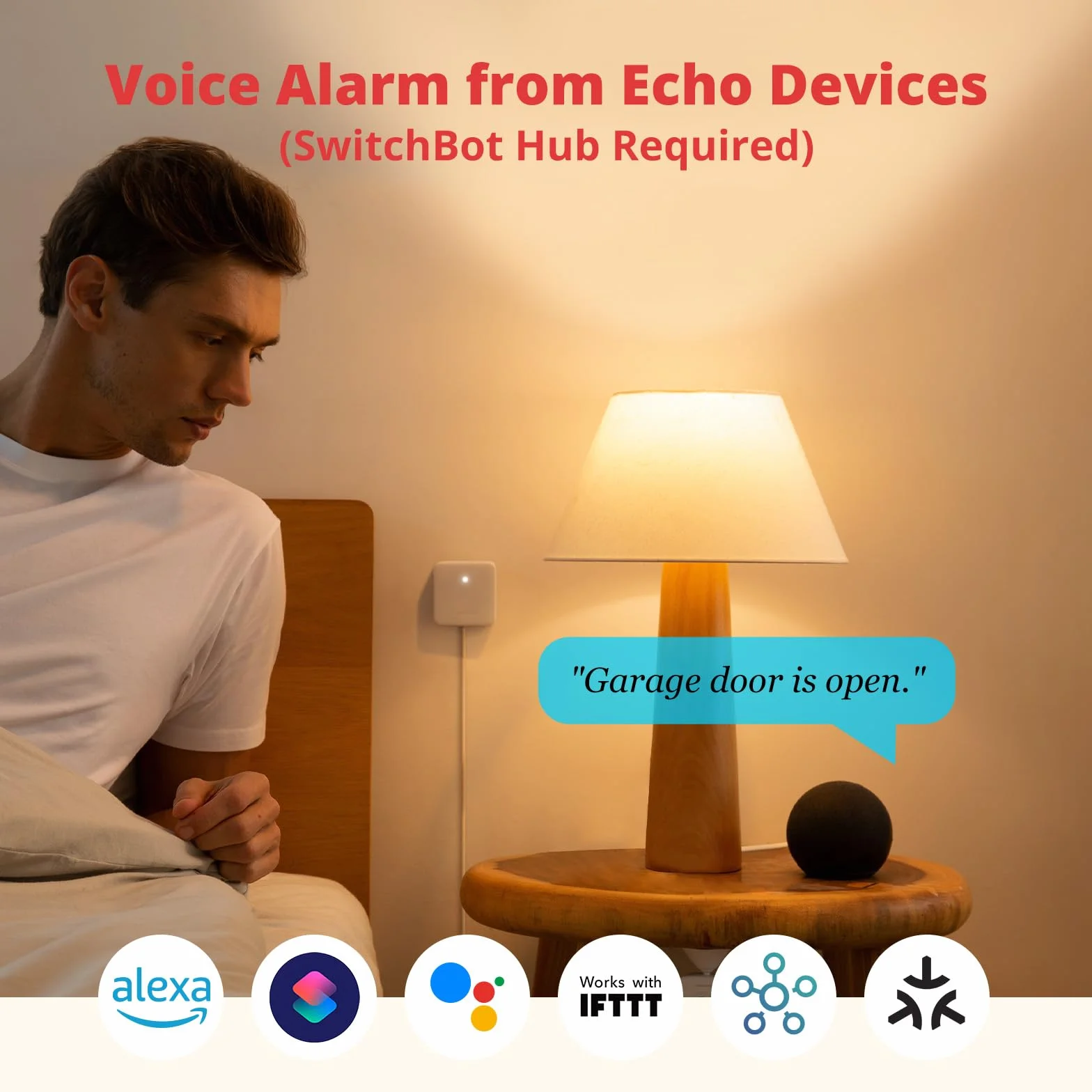 SwitchBot Sistema inalámbrico de Seguridad para el hogar, Detector de interruptores de Puertas y Ventanas con Alarma, añade SwitchBot Hub para Hacerlo Compatible con Alexa (3)