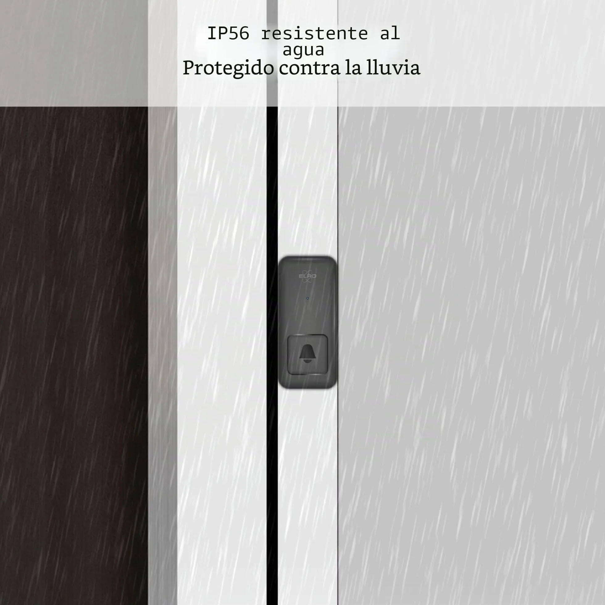 ELRO DB4000 Timbre cinético inalámbrico 2 receptores enchufables Países Bajos