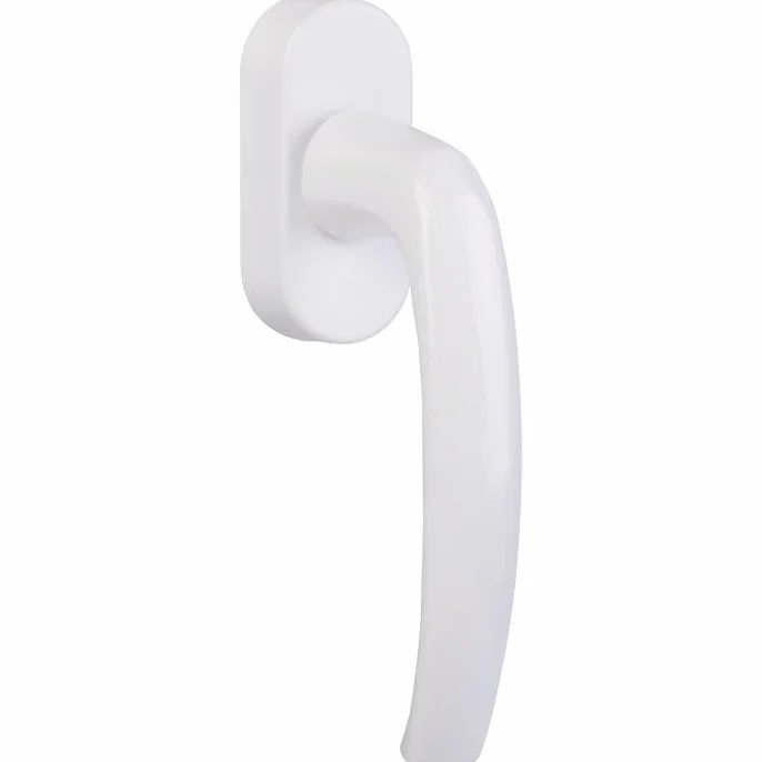 HOPPE STAN1249 Atlanta Blanco CIE, manija ventana con apertura oscilante, fijación: no visible, mediante tornillos roscados M5