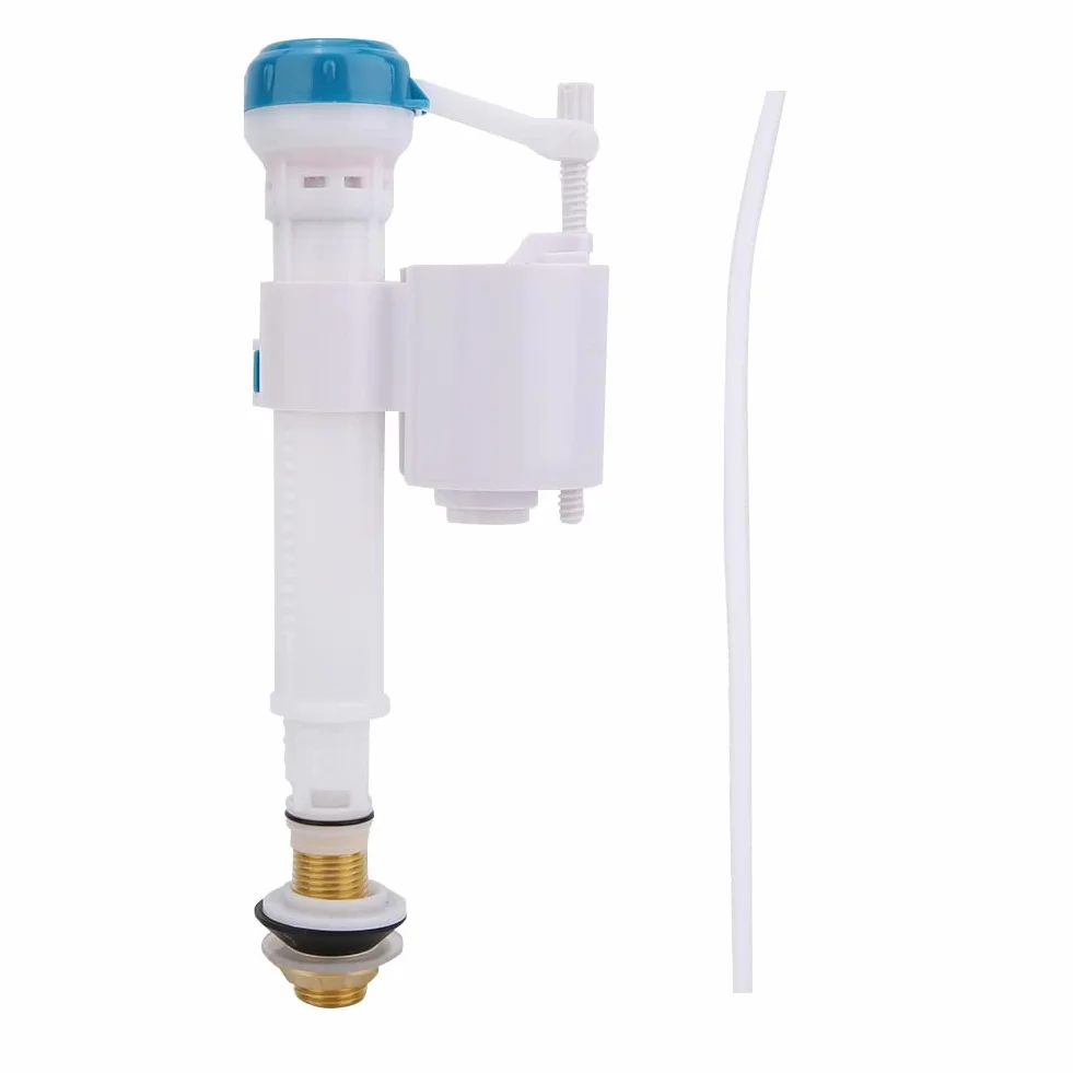 Boya Cisterna,Cisterna WC Universal,Cisterna Wc,Válvula De Flotador,Bolla Cisterna Wc, Válvula de llenado de cisterna de inodoro,ABS Válvula de llenado con Botón Pulsador(G1/2)