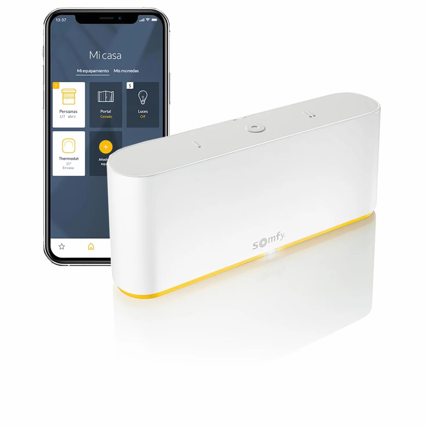 Somfy 1870595​​ - TaHoma switch - Control inteligente para centralizar y conectar tu vivienda, Color Blanco