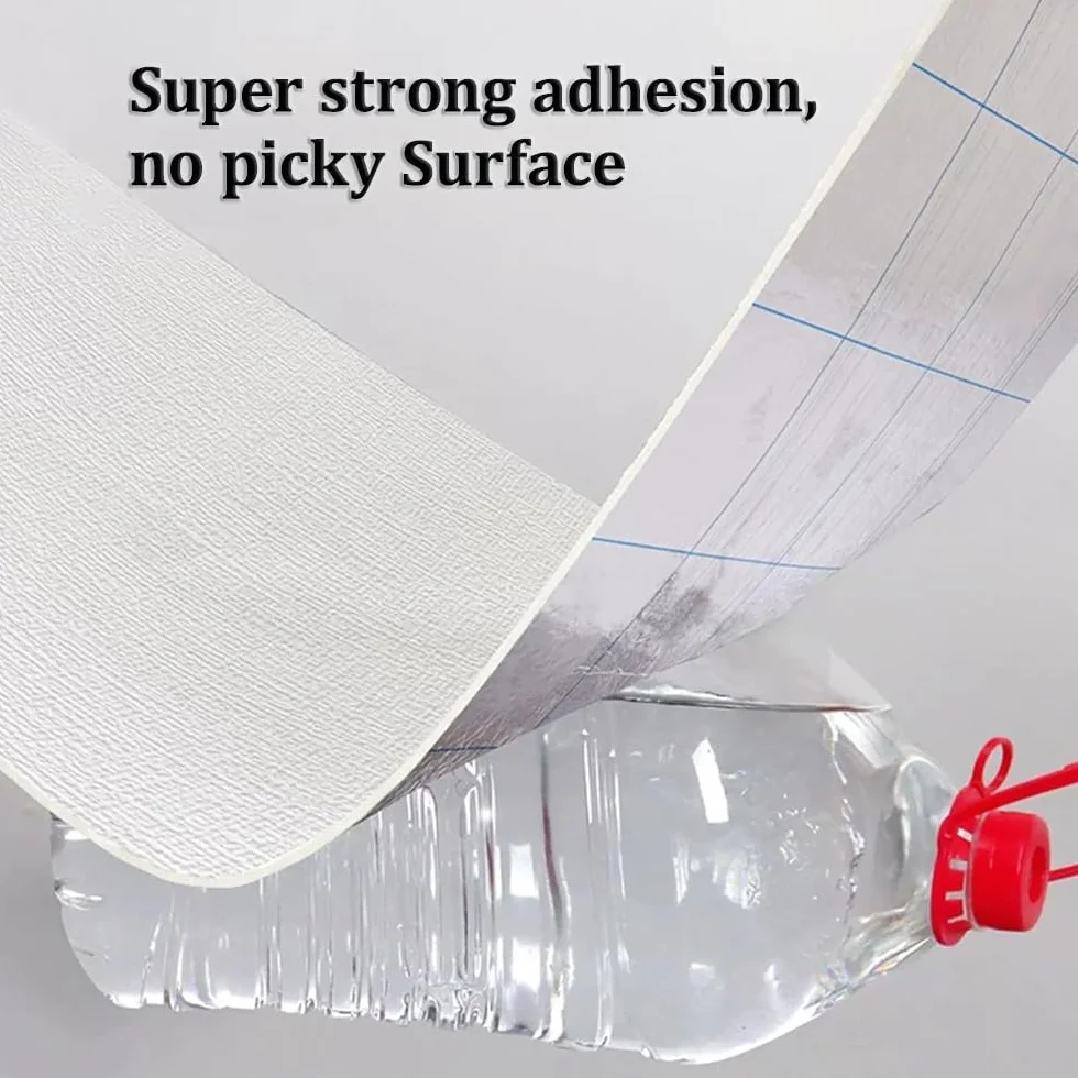 WYWY Paneles de Techo Autoadhesivos de Poliestireno - Resistentes a Grietas y Fáciles de Cortar, para Baño, Cocina y Hogar(White,50x10m)