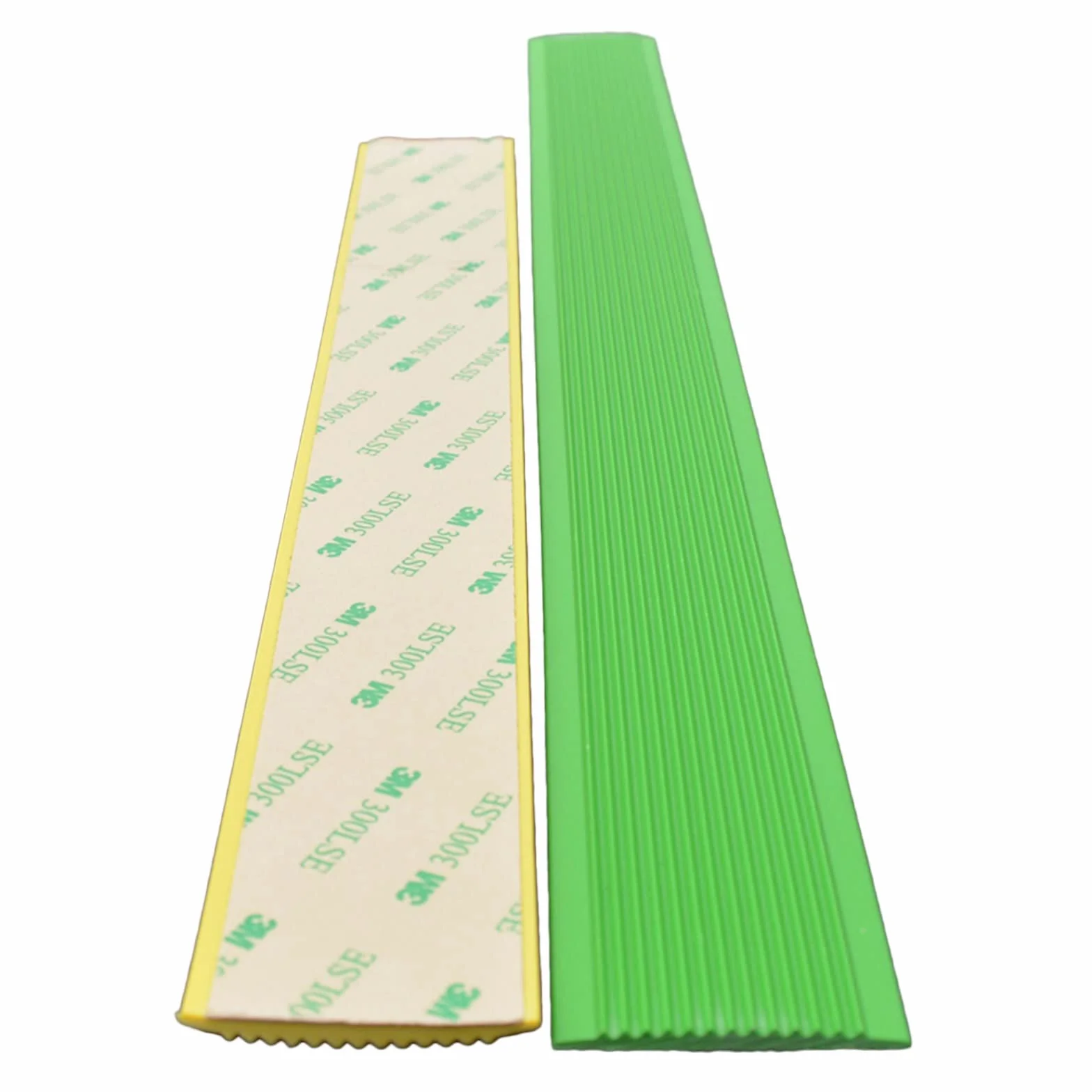 Perfil de transición Tiras antideslizantes para peldaños de escaleras, cinta autoadhesiva para escalones de 1,57 pulgadas de ancho, tira de transición para huecos de suelo de PVC, jardín de infancia,