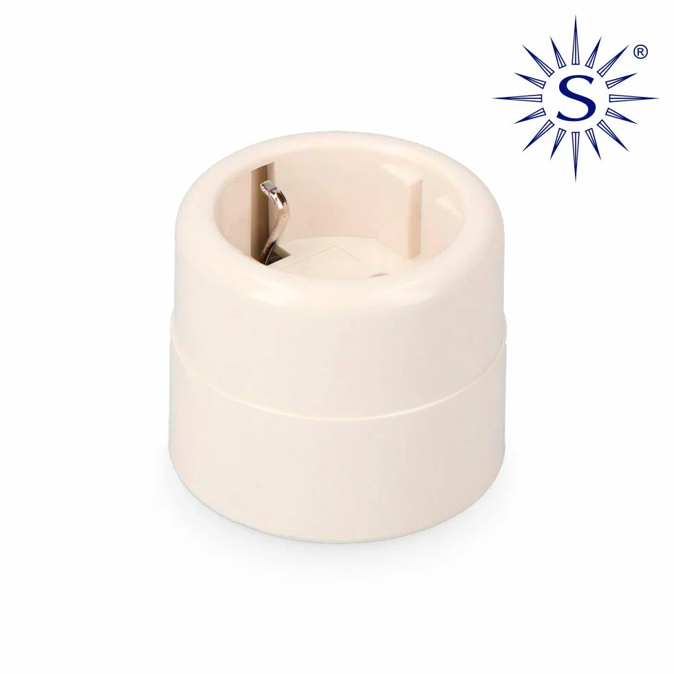 Edp 41202 Base Superficie T/Tl 16A, Redonda, Blanco