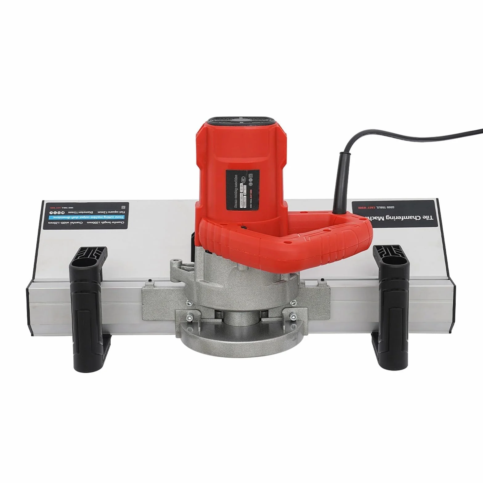 Máquina de biselado para azulejos de 1200 W, cortador de azulejos eléctrico para biselar, herramienta de corte de borde de 43 grados, máquina de ángulo con refrigeración por agua para biselado preciso