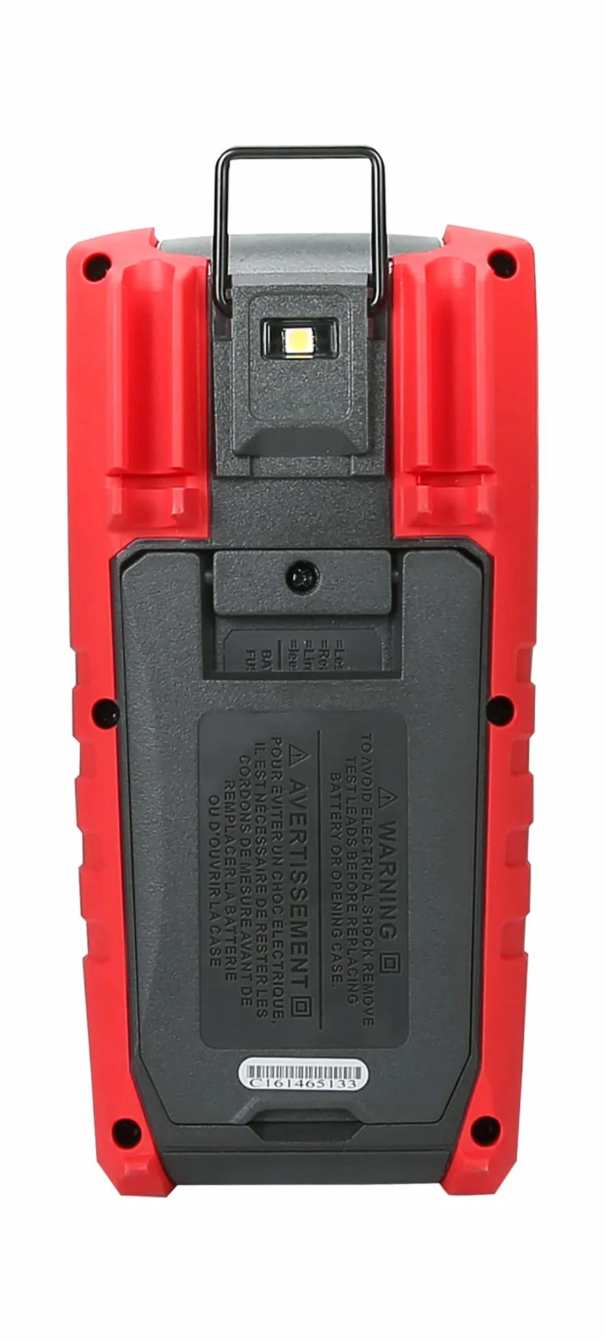 UNI-T PRO UT195E / MIE0295 / True RMS, pantalla LCD, linterna, color negro y rojo