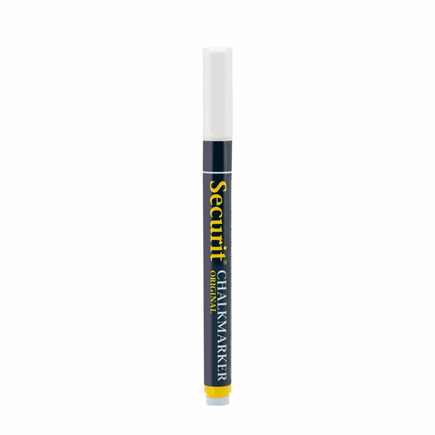 SECURIT Rotulador de Tiza Líquida Punta Fina 1-2 mm Blanco para Superficies No Porosas