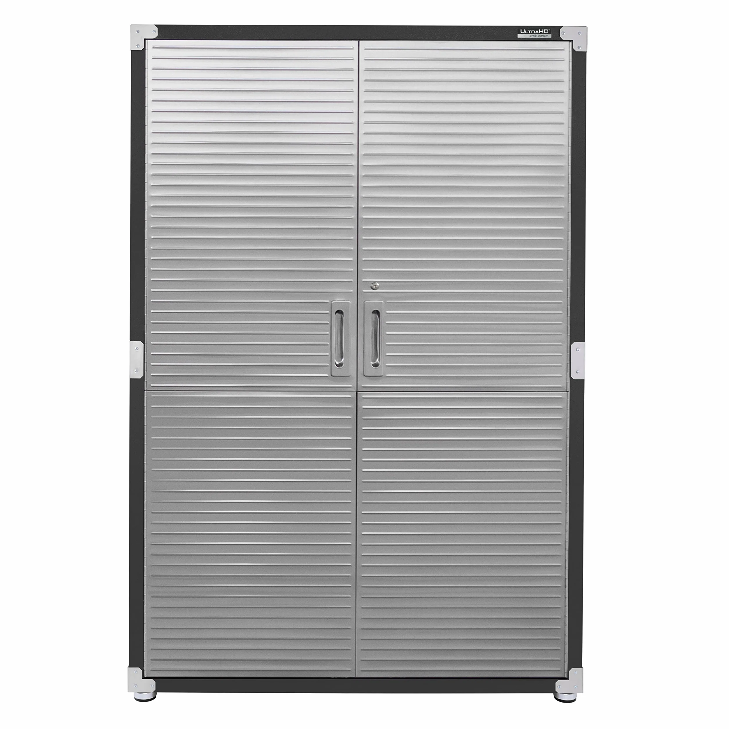 Seville Classics UltraHD Mega Gabinete de Almacenamiento 121,9 x 60,9 x 182,9 cm Grafito