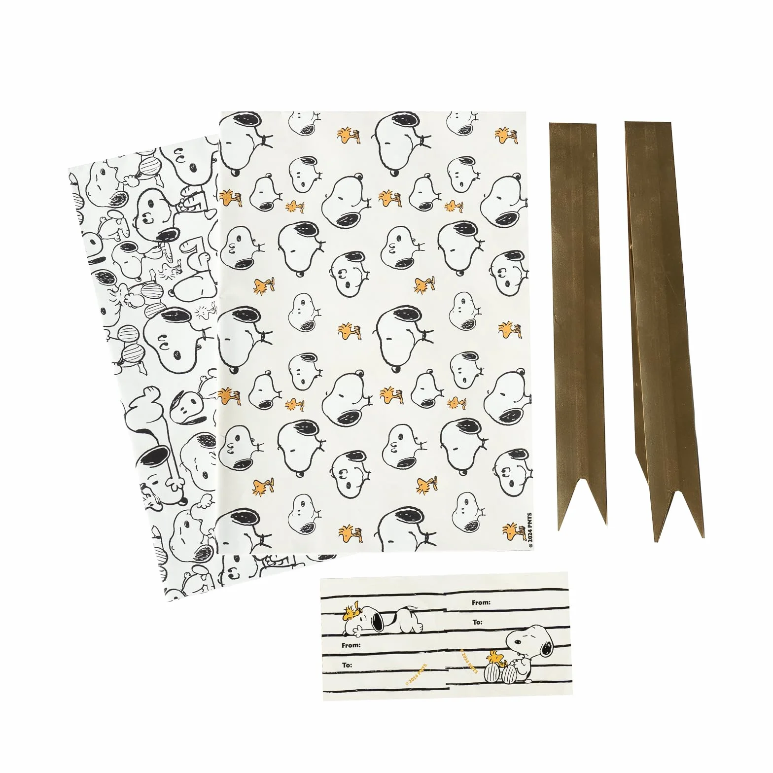 Papel regalo infantil Snoopy original Kit envolver regalos navidad 2 bolsas 50x70 cm