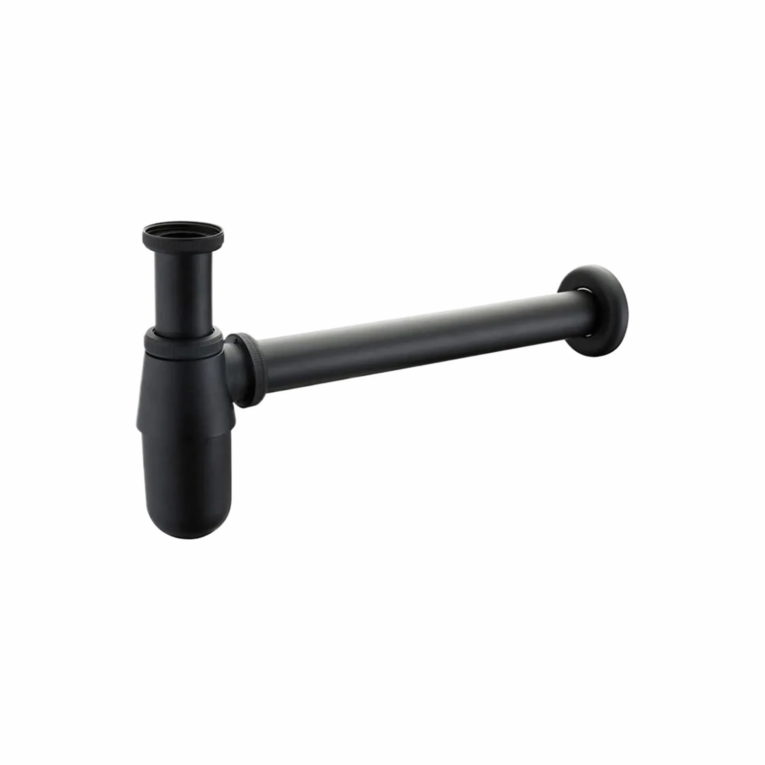 Sifón Lavabo Sifón de pared latón macizo estilo antiguo con sifón tipo P y desagüe emergente for lavabo(Gold)