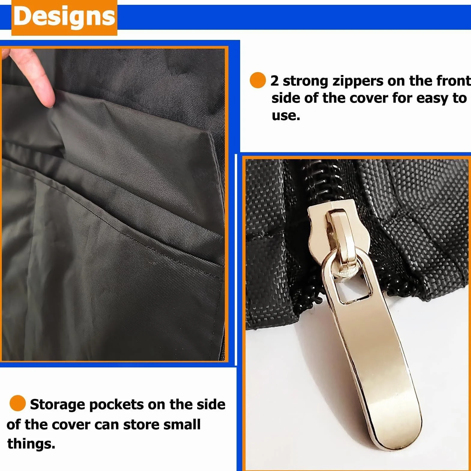 Funda Protectora para estantes, Impermeable, con Cremallera, 91 x 61 x 183 cm