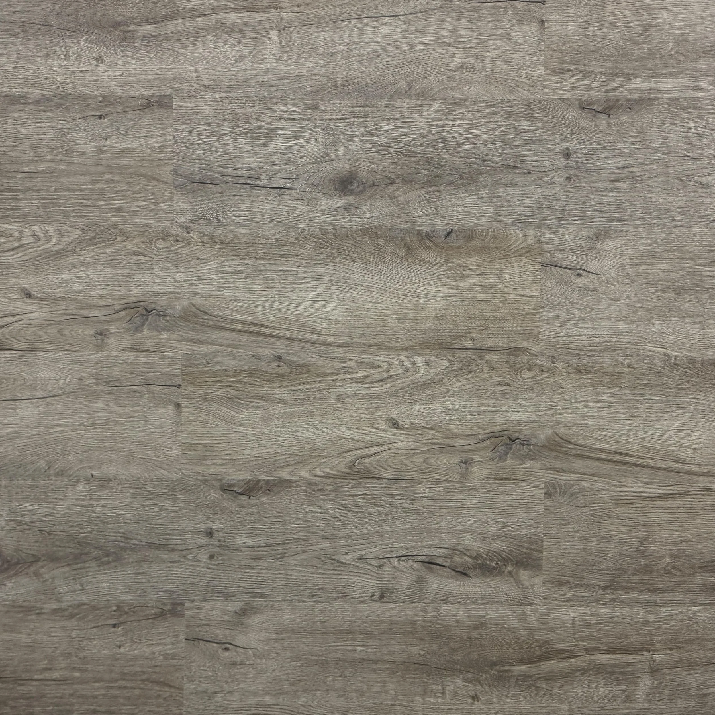 TRECOR Klick - Suelo de vinilo RIGID-SPC de diseño, tablón macizo de 5,0 mm de grosor, con capa de desgaste de 0,50 mm, resistente al agua, (roble Prestige gris, 1 m² | suelo de vinilo)