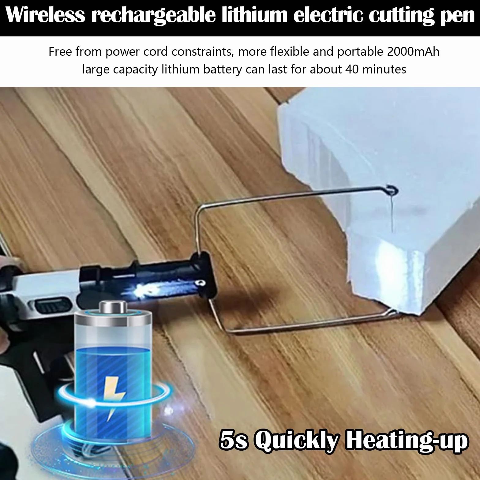 Cortador de Poliestireno, Máquina de Corte de Pluma de Espuma Eléctrica Kit de Herramientas Accesorios De Corte De Espuma para Espum