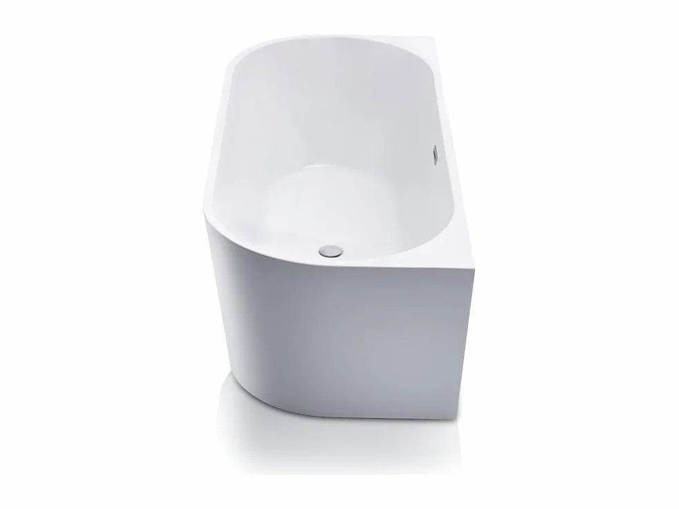Vente-unique - Bañera islota - DIVINA - 245L - 170 x 75 x 58 cm - Blanca