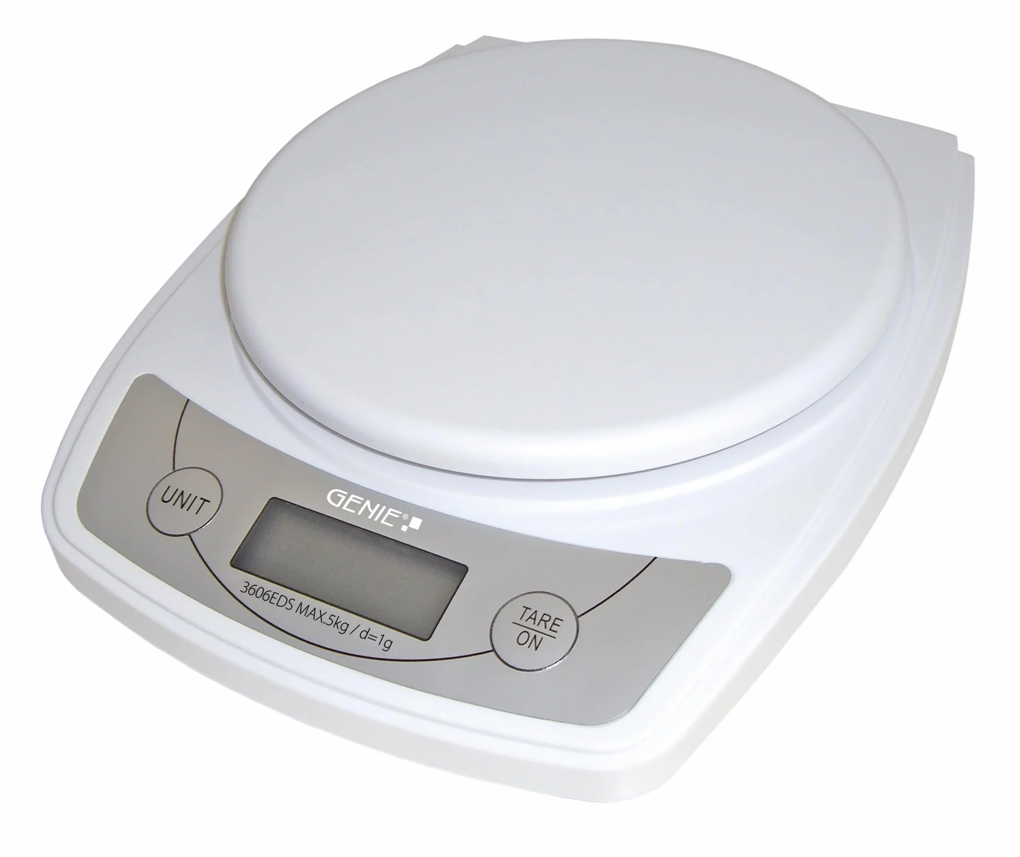Genie 3606 EDS Balanza LCD 1-5000 g Blanco