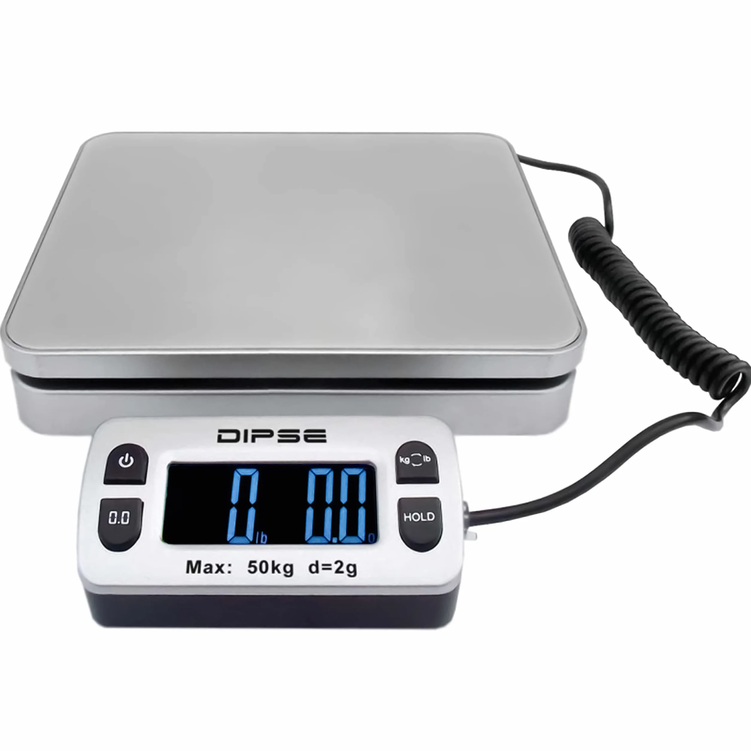 Dipse Parcel Mini Balanza de paquetes 50kg x 0,002kg pantalla externa