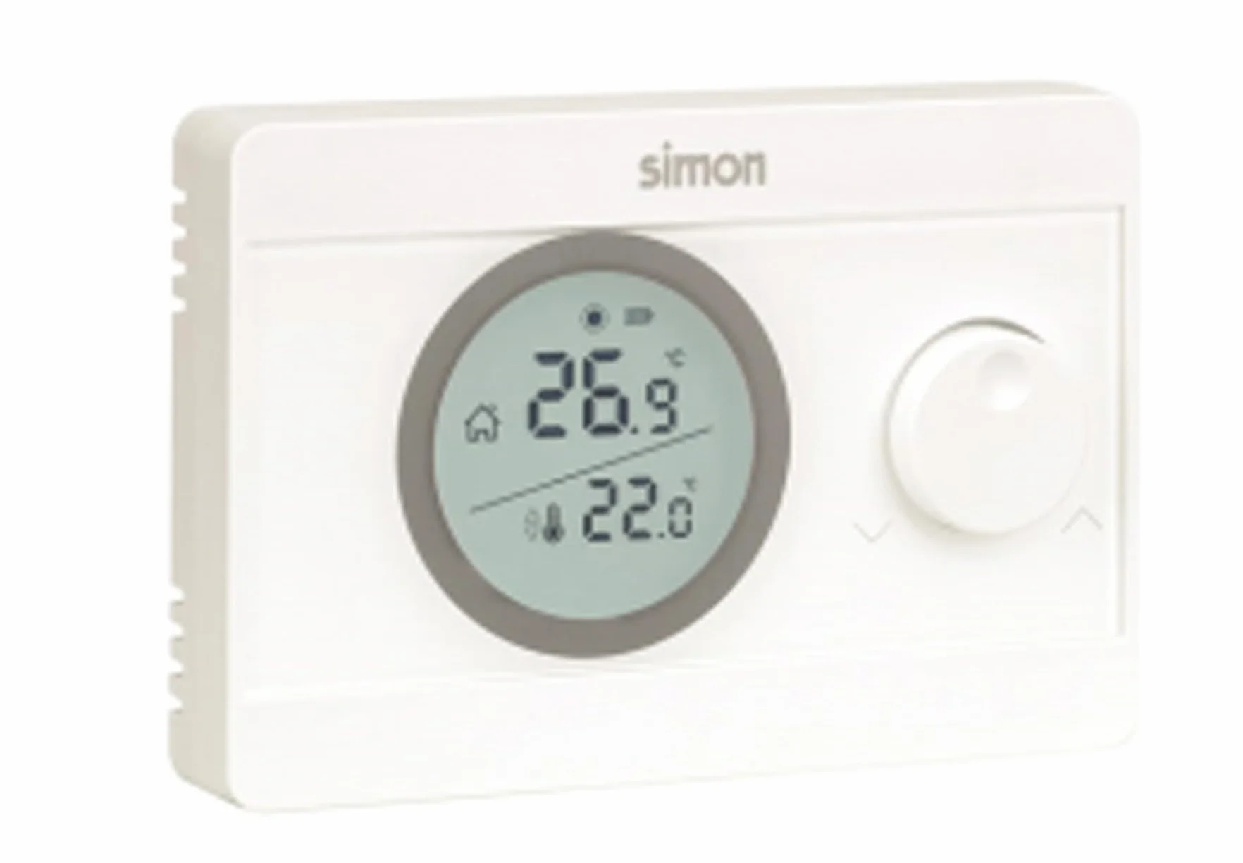 COATI - Termostato Digital, Control ON/OFF, Compatible con Sistemas de Calefacción y Aire Acondicionado, Función Frío/Calor, Rango de Temperatura 5º a 30º, Color Blanco