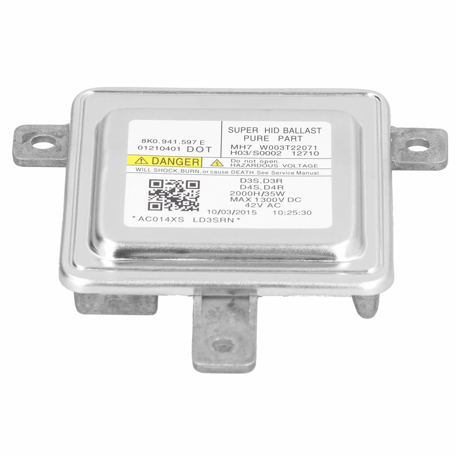 Balasto Xenón, Compacto y Estable, Regulador Voltaje D3S D4S, Módulo Faros Delanteros Coches Camionetas, for Conductores Seguridad Noche Carretera Repuestos